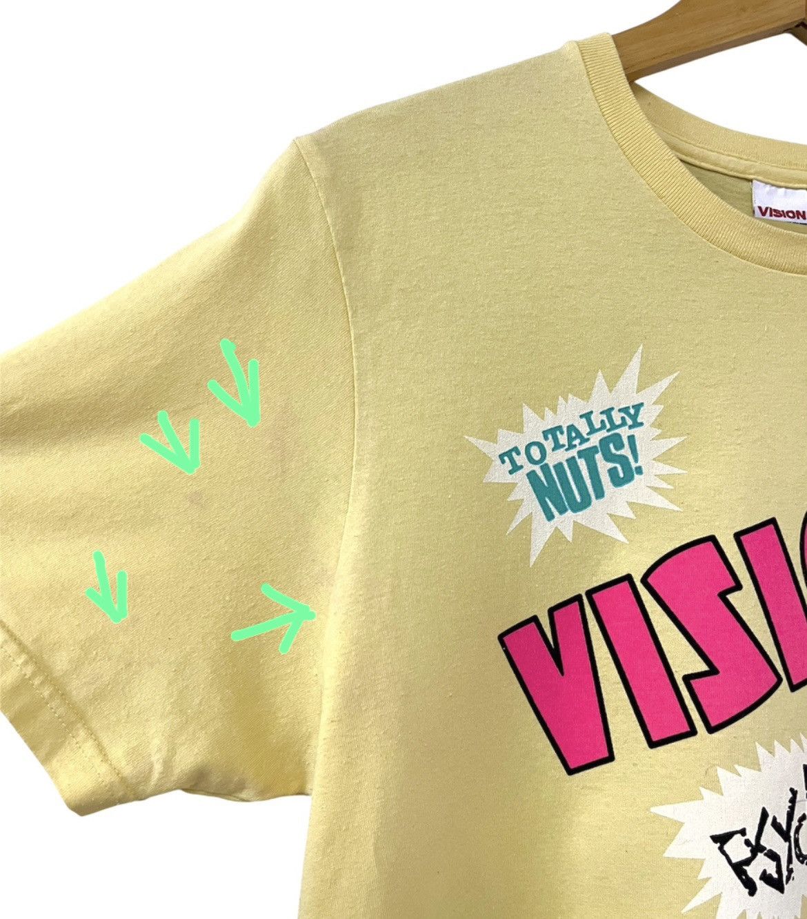 Vision Streetwear VISION STREET WEAR PSYCHO STICK OG SKATEBOARD TSHIRT Size US L / EU 52-54 / 3 - 6 Thumbnail