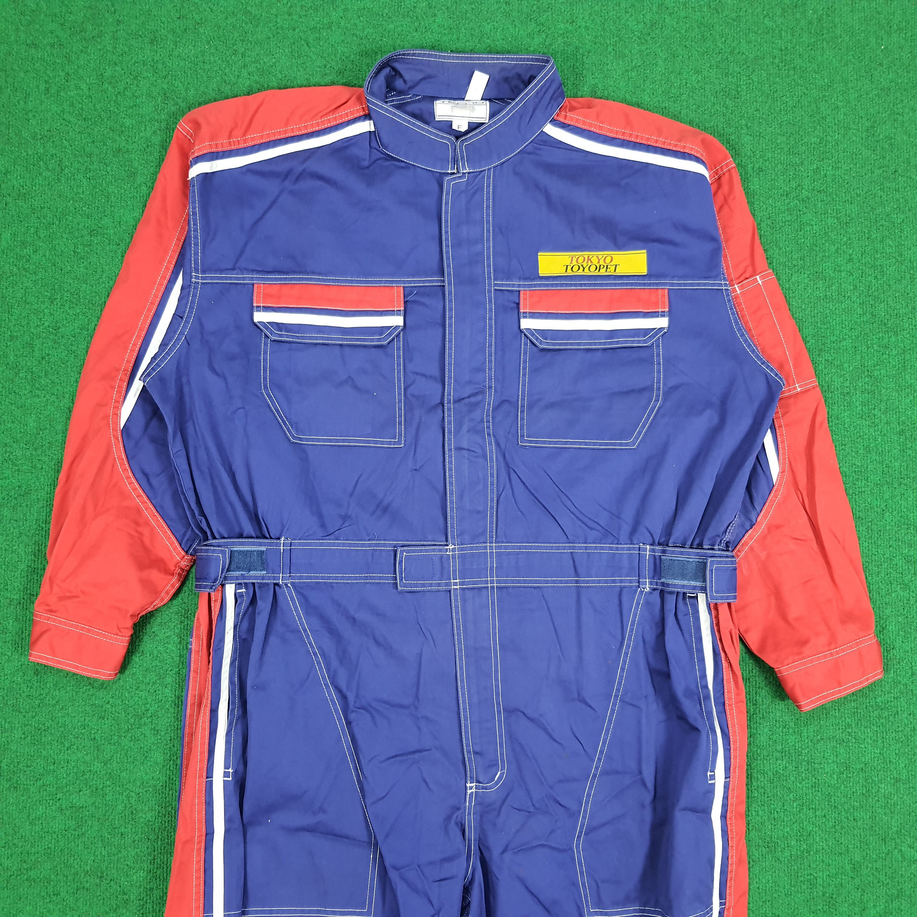 Japanese Brand × Vintage Vintage Toyota Tecno Japan Motorsports Racing Coverall Size US XXL / EU 58 / 5 - 5 Thumbnail