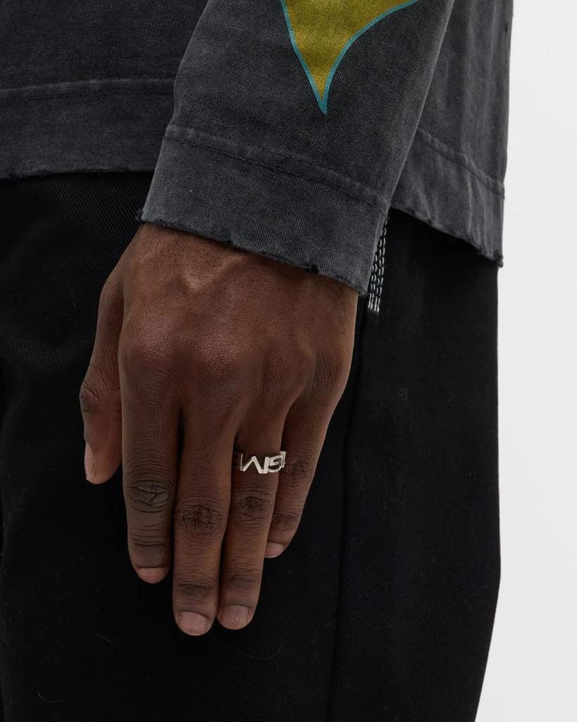 Givenchy o1n1vont0326 Size:62/Letters Silvery Band Ring in Silver Size ONE SIZE - 5 Thumbnail