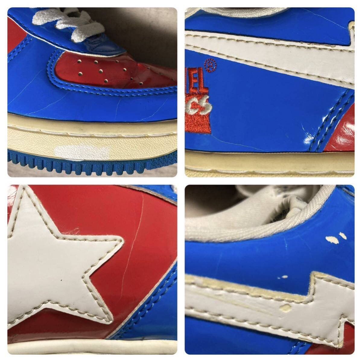 Bape × Marvel Comics × Nigo 2005 Marvel Comics patent leather BAPE STA sneakers APE NIGO Size US 9.5 / EU 42-43 - 6 Thumbnail