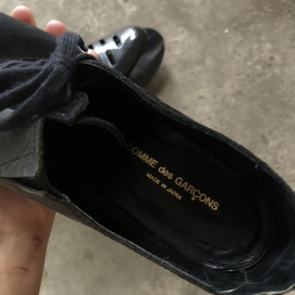 Comme des Garcons FW11 Comme Des Garcons Hybrid Suede Leather Laced Slip on Size US 8 / IT 38 - 12 Thumbnail