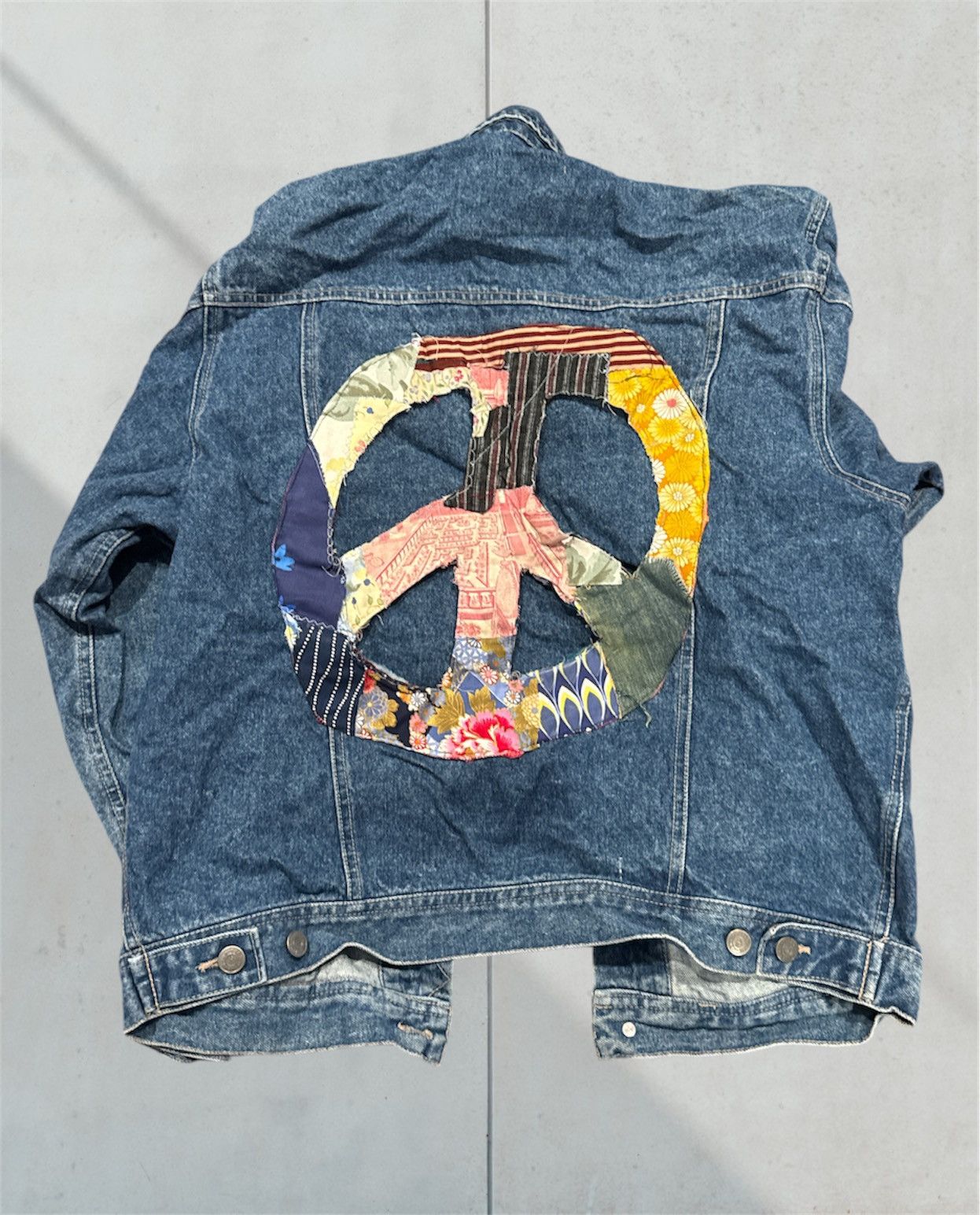 Other Custom Peace Jean Jacket Size M Size US M / EU 48-50 / 2 - 1 Thumbnail
