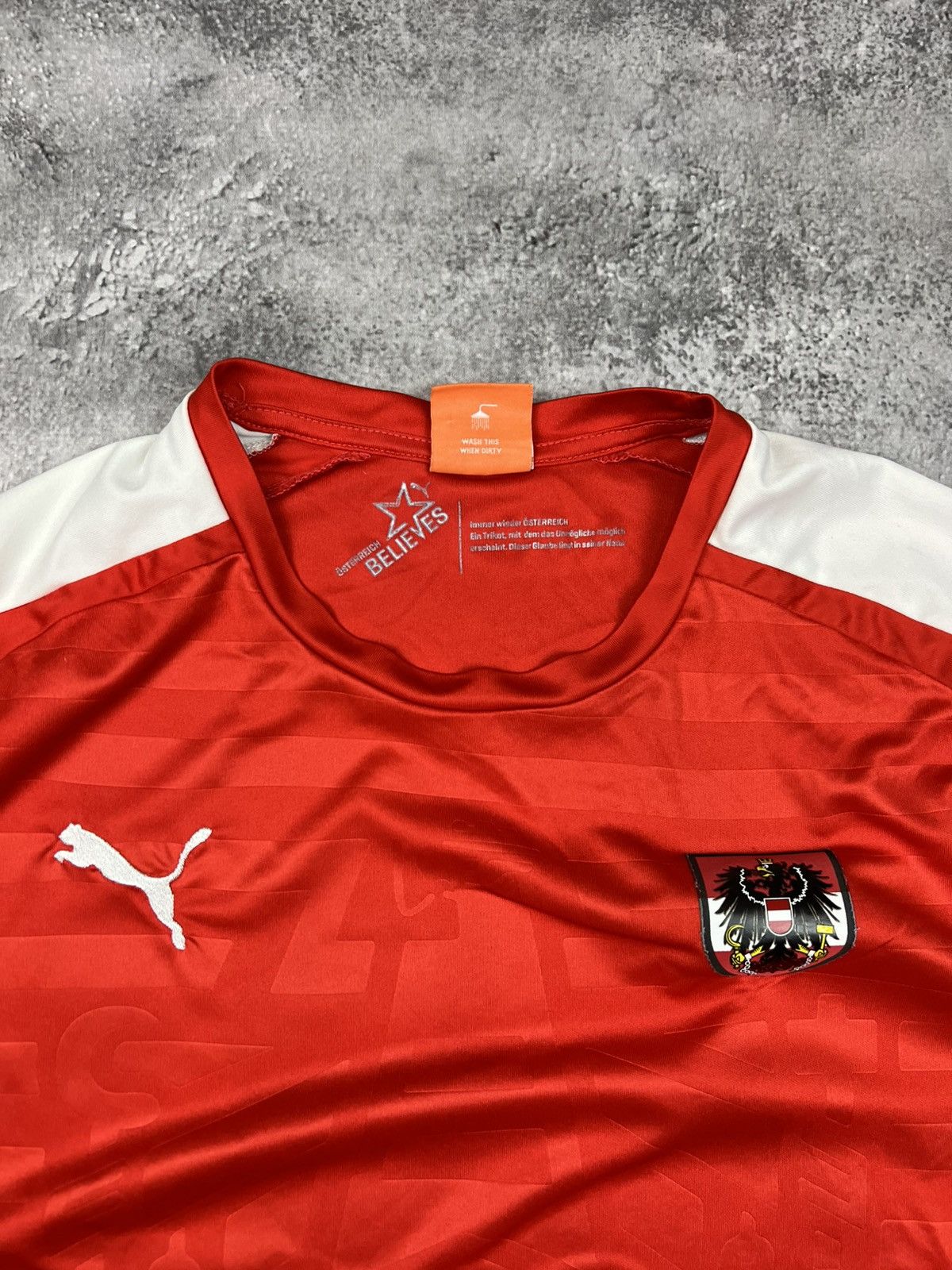 Puma Puma Austria 2014 Home Kit Soccer Jersey Football Shirt Size US XXL / EU 58 / 5 - 2 Thumbnail