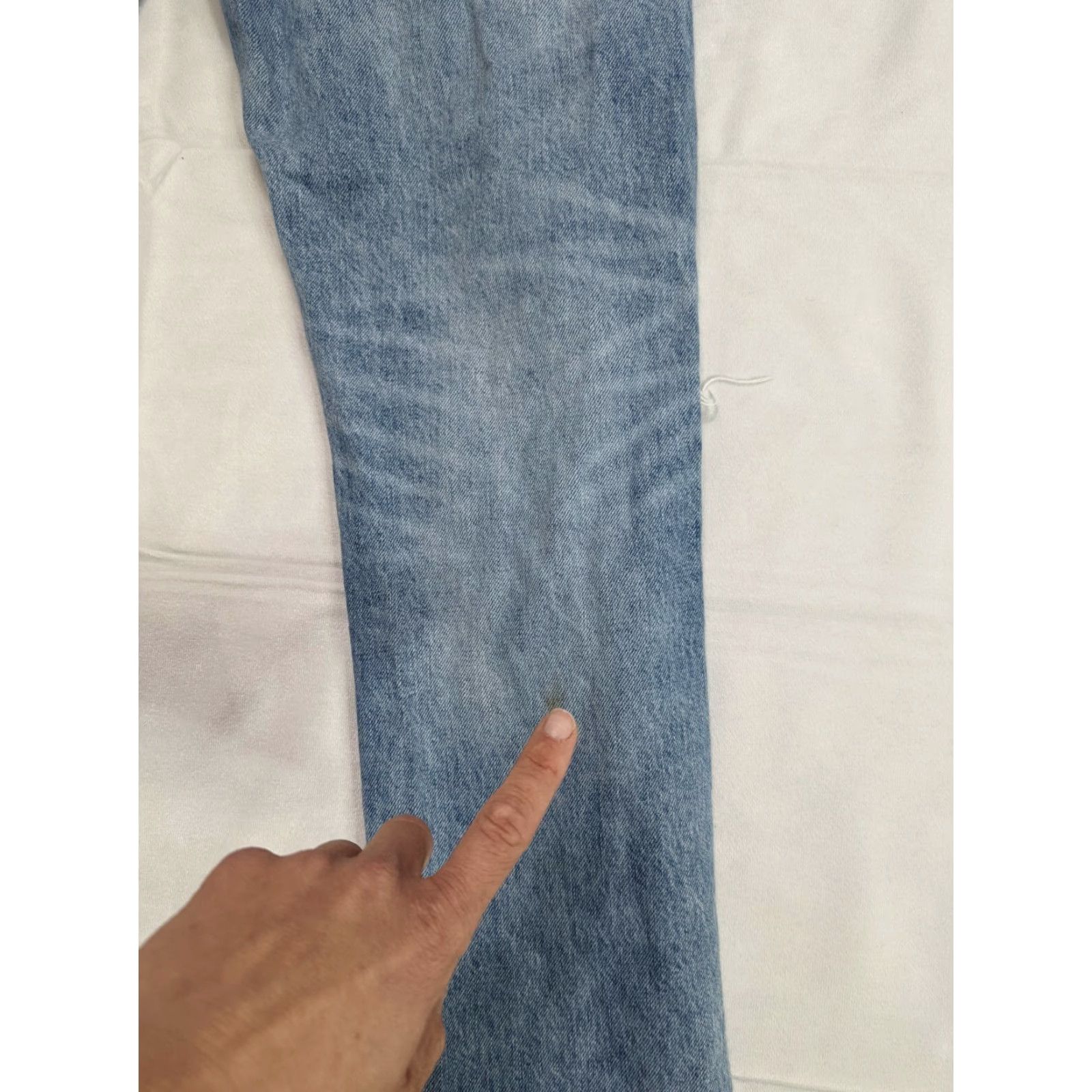 American Eagle Outfitters American Eagle Jeans Dad Light Wash 32x32 100% Cotton Distressed Denim Men Regular Mid Rise Blue M3J Size US 32 / EU 48 - 6 Thumbnail