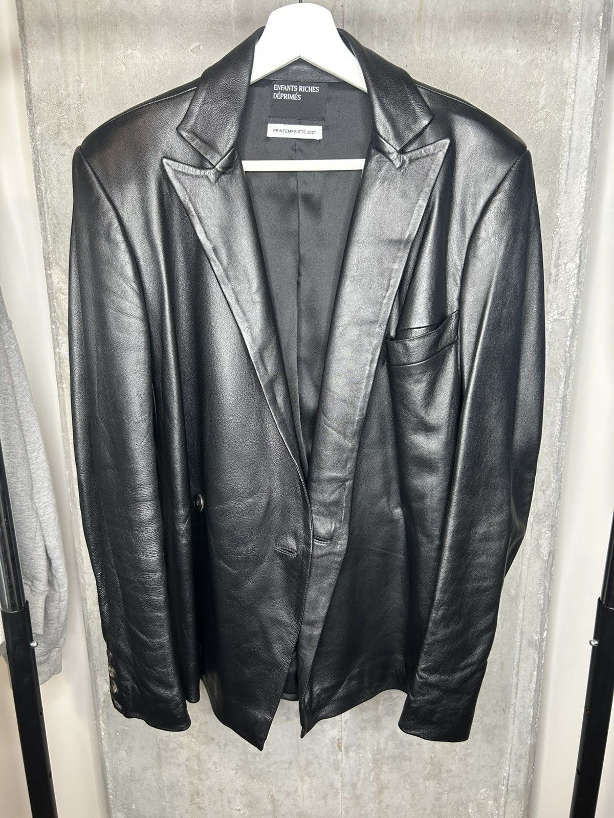 Enfants Riches Deprimes GRAIL 1/5 FRANKIE TEARDROP LEATHER BLAZER Size US S / EU 44-46 / 1 - 1 Thumbnail