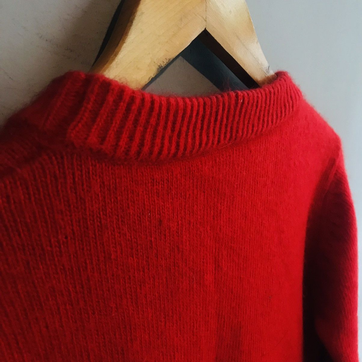 Vintage Japanese Fuzzy Flower Knitted Sweater Size M / US 6-8 / IT 42-44 - 9 Thumbnail