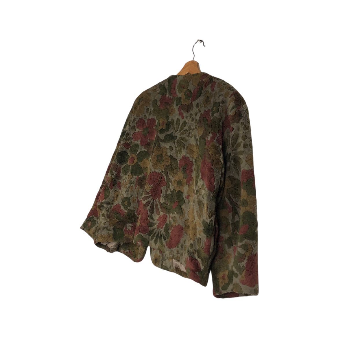 Designer × Japanese Brand × Vintage 📌CROPPED VELVET JACKET MON GRE FEMME ISSEY MIYAKE Size M / US 6-8 / IT 42-44 - 4 Thumbnail