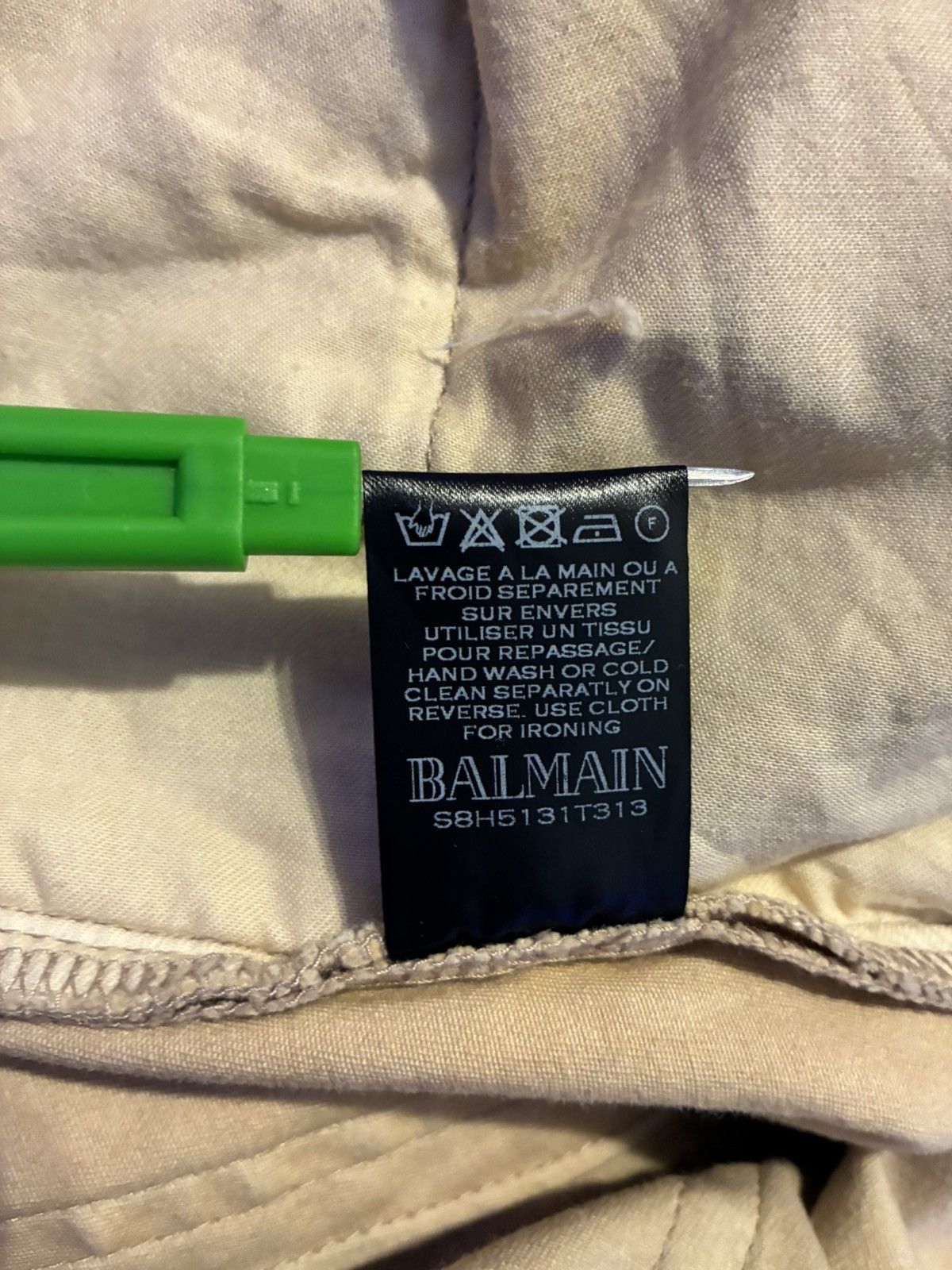 Balmain Balmain 2013 beige camo biker pants Size US 34 / EU 50 - 5 Thumbnail