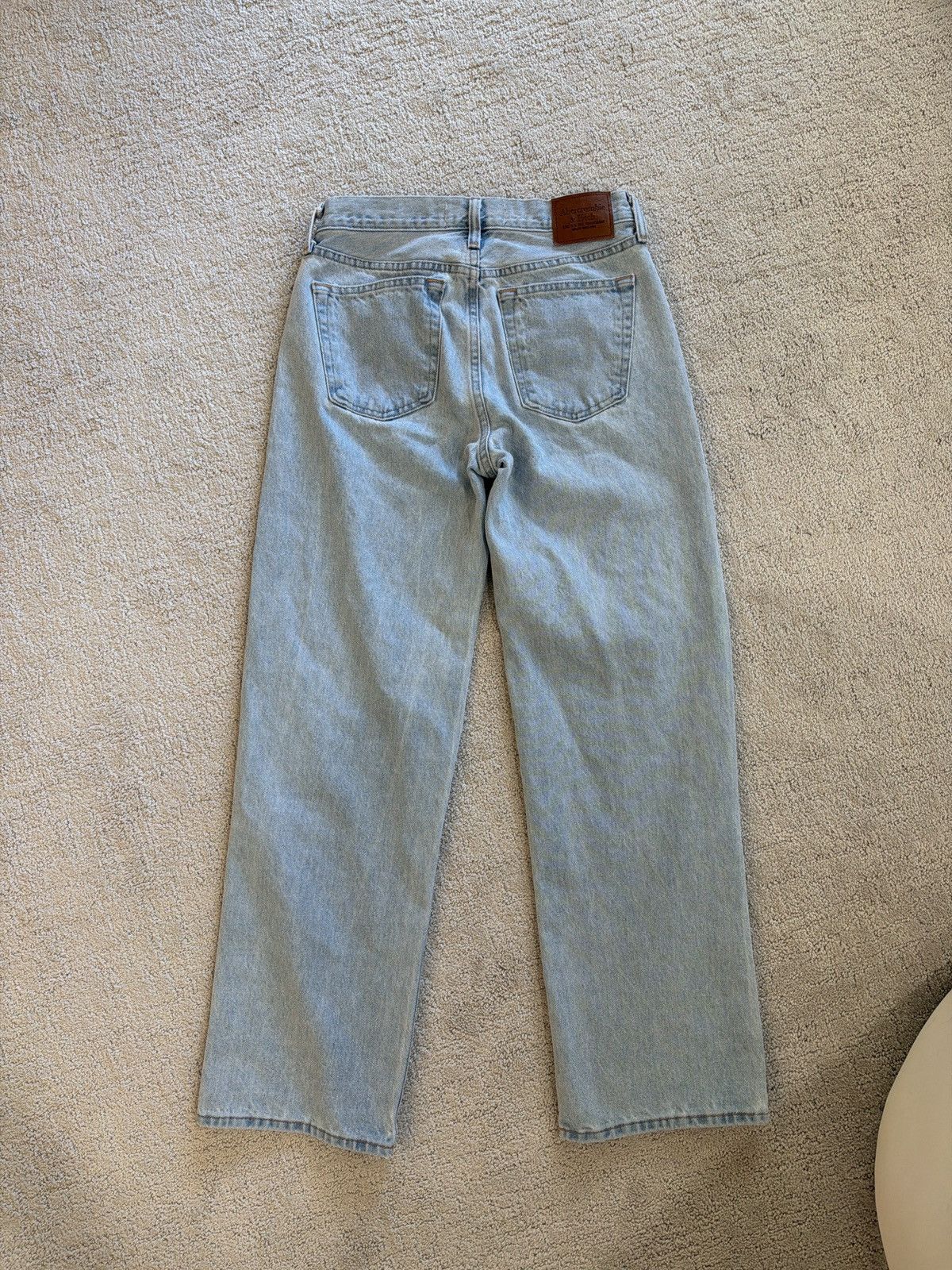 Abercrombie & Fitch Abercrombie Baggy Authentic Rigid Denim Jeans Size US 28 / EU 44 - 3 Thumbnail