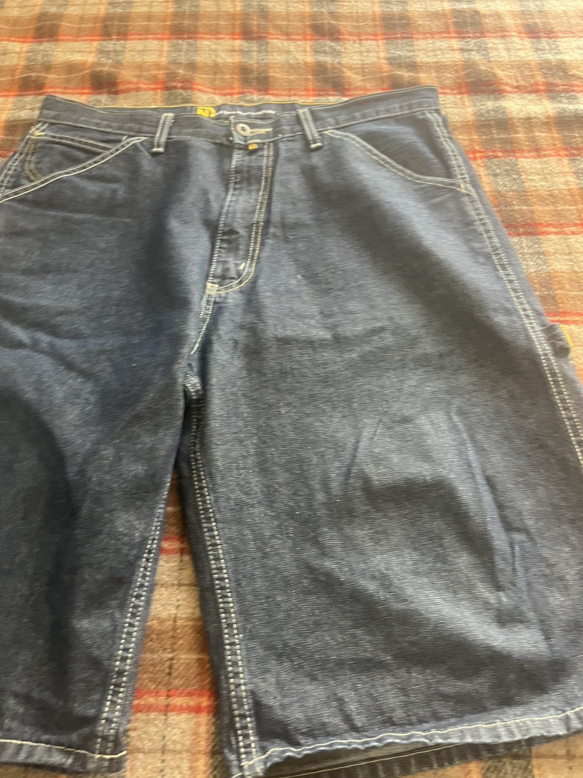 Nautica Y2K 2000’s Nautica Jeans Company Baggy Oversized Denim jorts Size US 35 - 3 Thumbnail