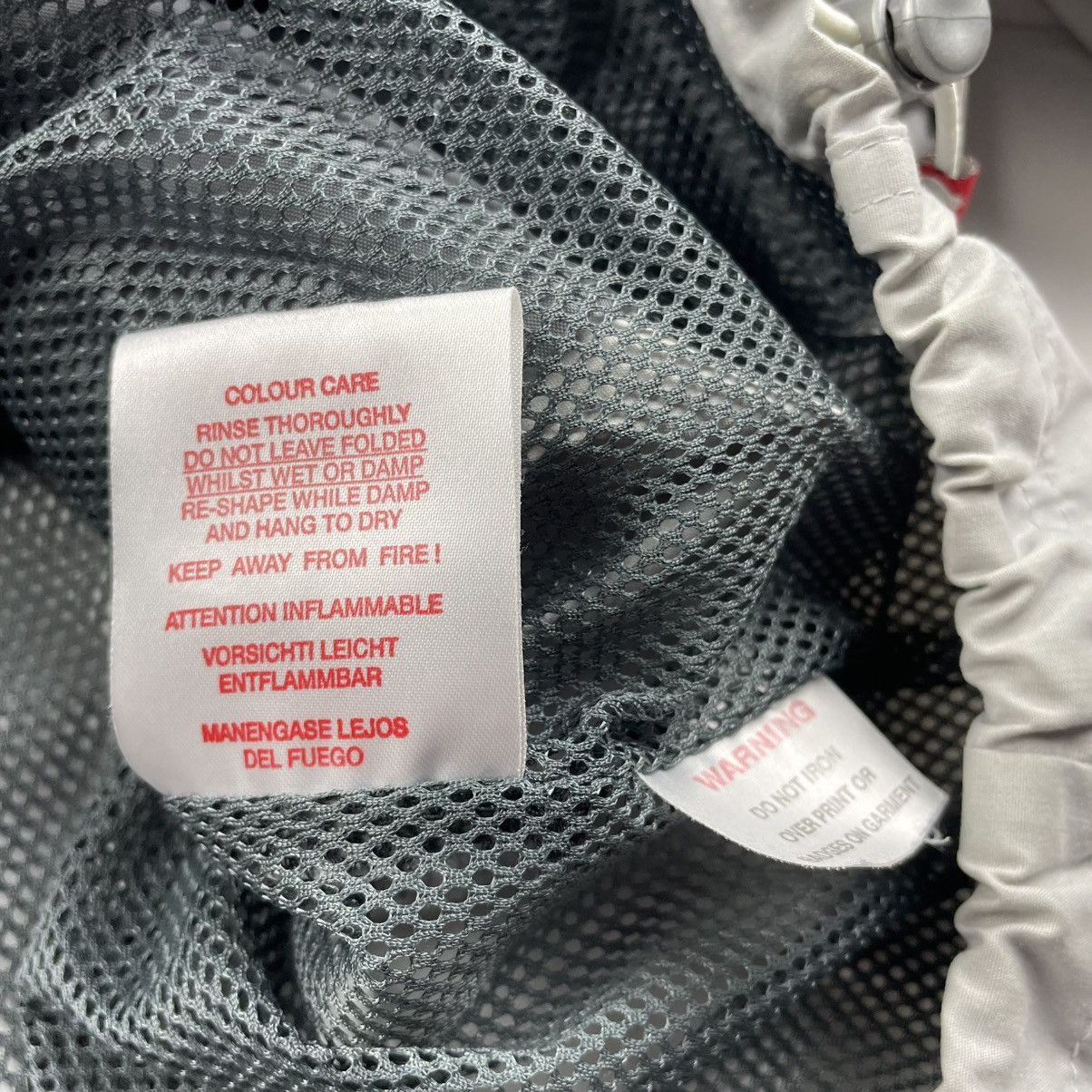 Other Y2K Bear Usa NY State Anorak Jacket Pullover Grey Mens S/M Size US S / EU 44-46 / 1 - 12 Thumbnail