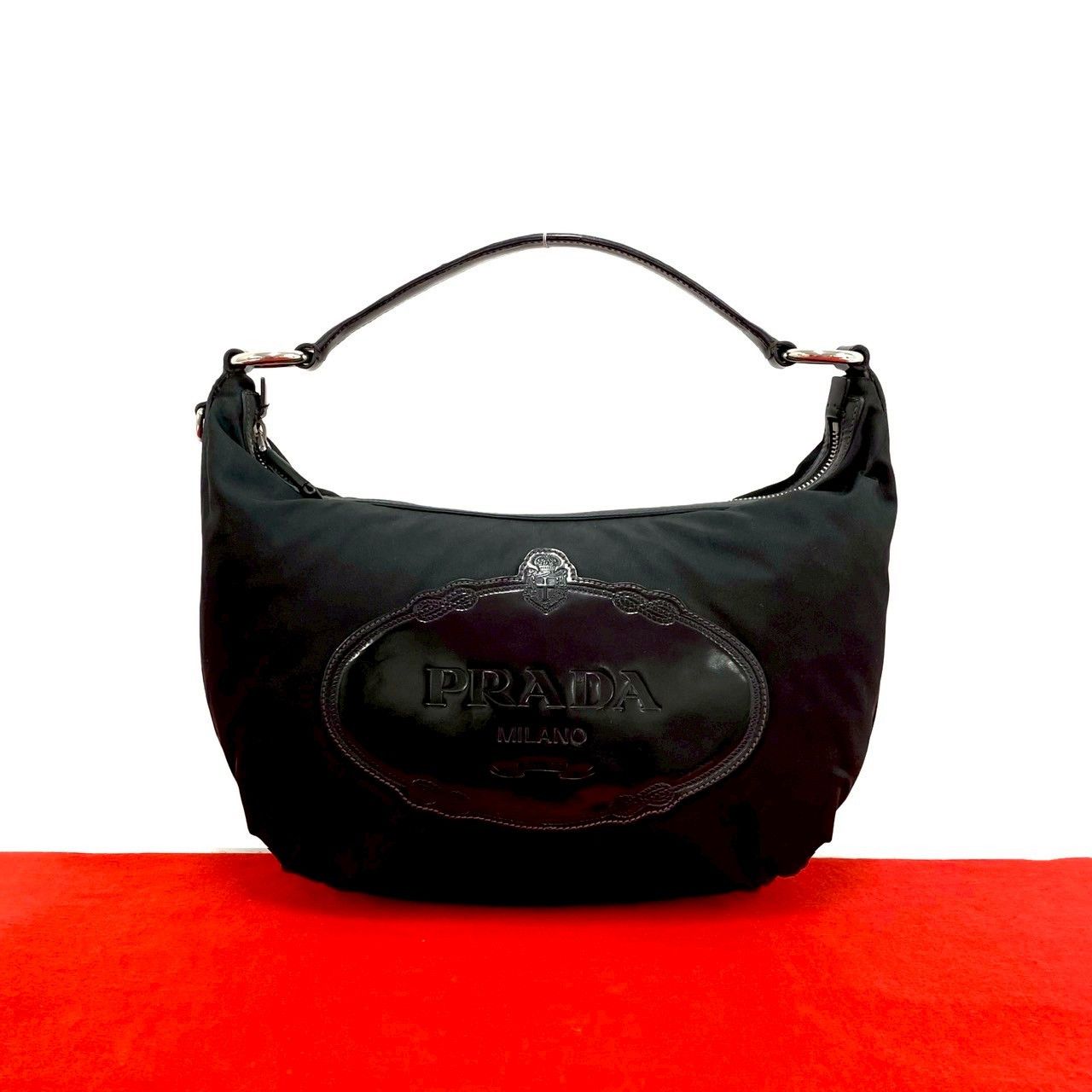 Prada Prada Prada Nylon Patent Leather Handbag Leather Tote Bag DUTY FREE for USA Size ONE SIZE - 1 Thumbnail