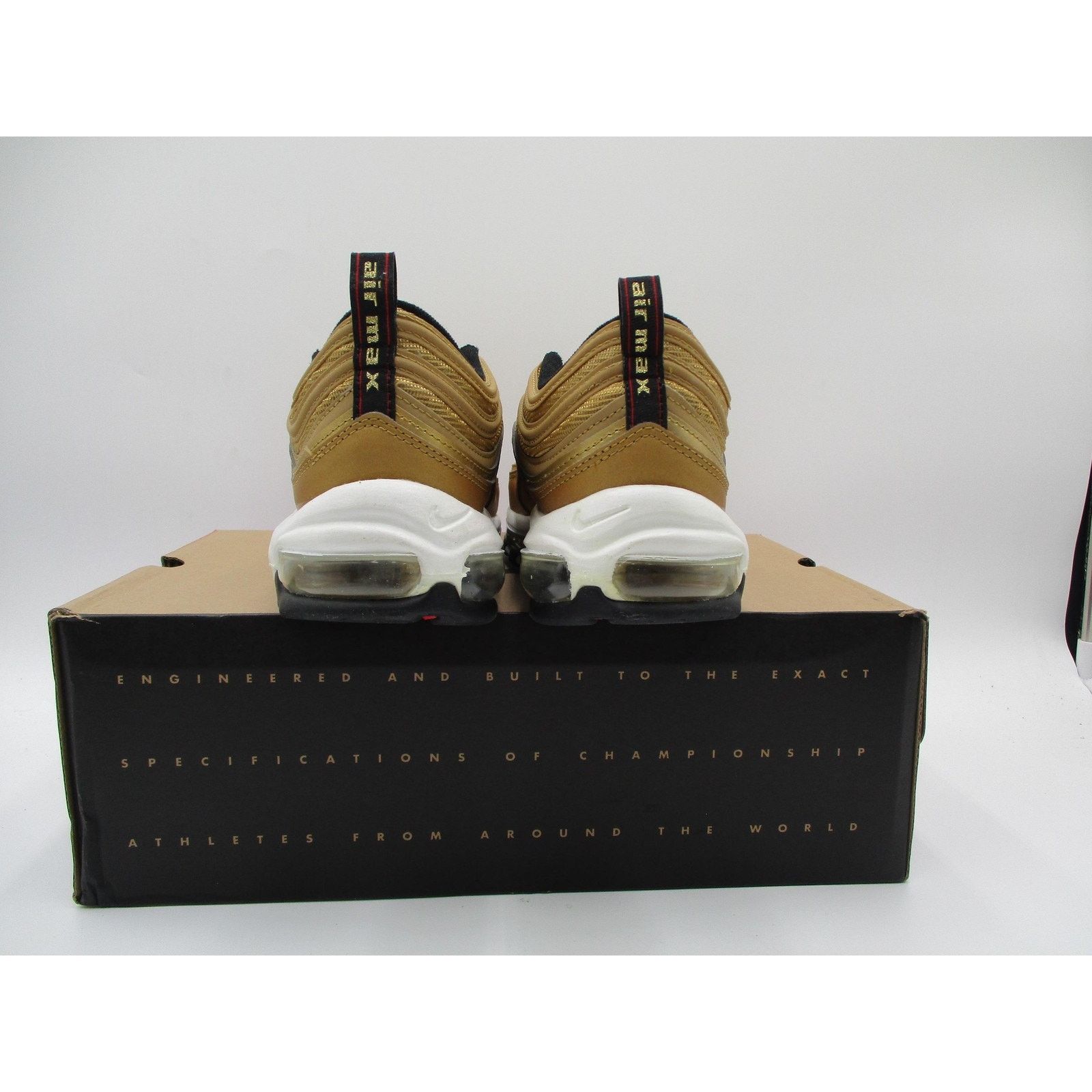 Nike Nike Air Max 97 OG Shoes Wm Sz 10.5 Metallic Gold DQ9131-700 Size US 10.5 / IT 40.5 - 6 Thumbnail