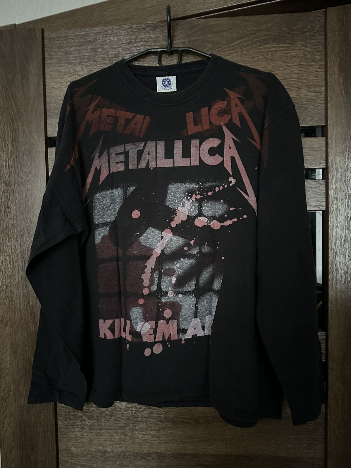 Metallica Metallica Kill Em All Vintage Band Long Sleeve T-Shirt 90s Size US L / EU 52-54 / 3 - 2 Thumbnail