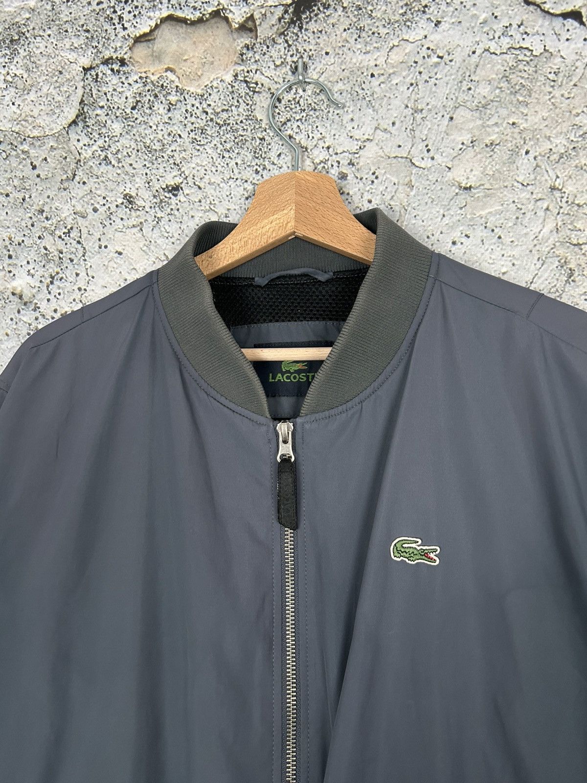Lacoste Vintage Lacoste 90s Boxy Bomber Jacket Designer Nylon Hype Size US XL / EU 56 / 4 - 3 Thumbnail