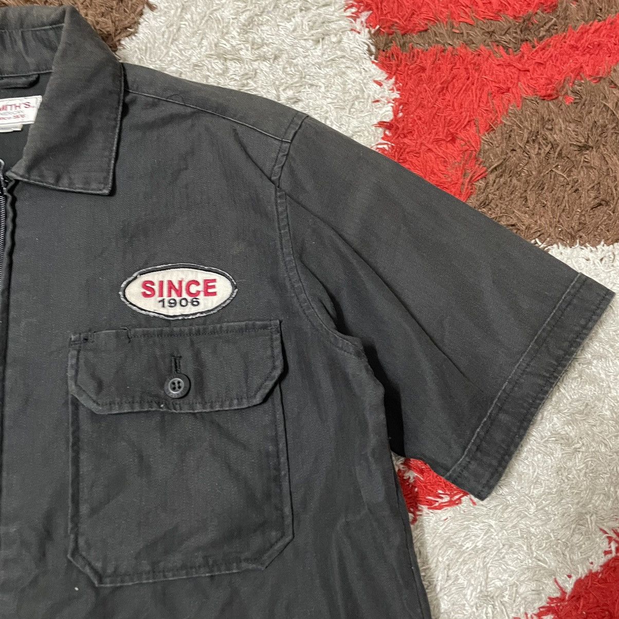 Vintage 🔥Vintage Smith American Double Pocket Workers Buttons Shirts Size US L / EU 52-54 / 3 - 5 Thumbnail