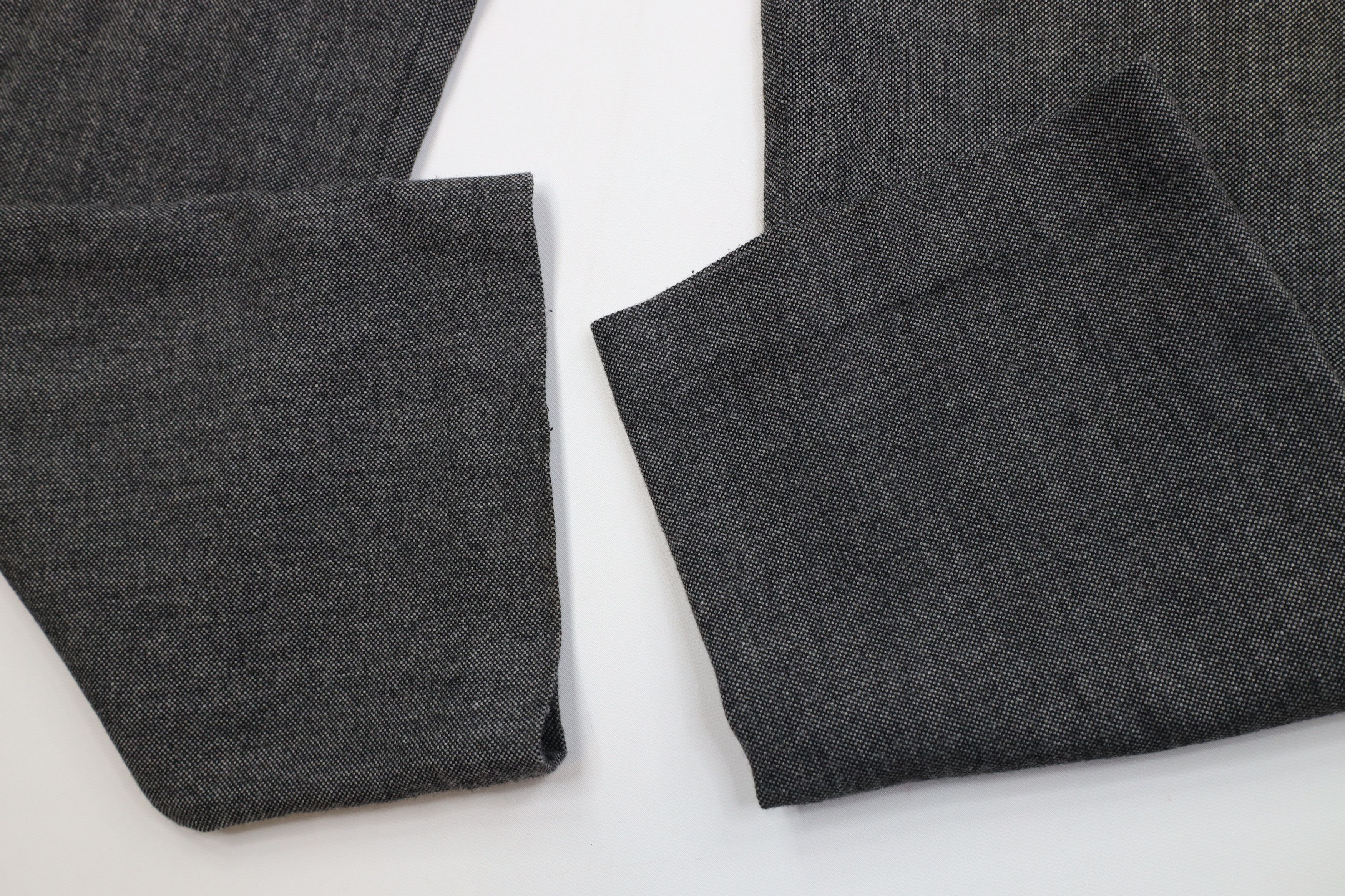 Express Express Flannel Wool Blend Knit Wide Leg Chino Pants Gray Size US 36 / EU 52 - 5 Thumbnail