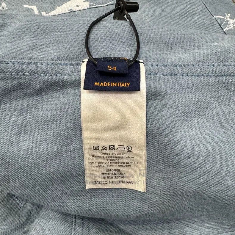 Louis Vuitton Louis Vuitton New wheat ear full logo denim jacket Size US L / EU 52-54 / 3 - 4 Thumbnail