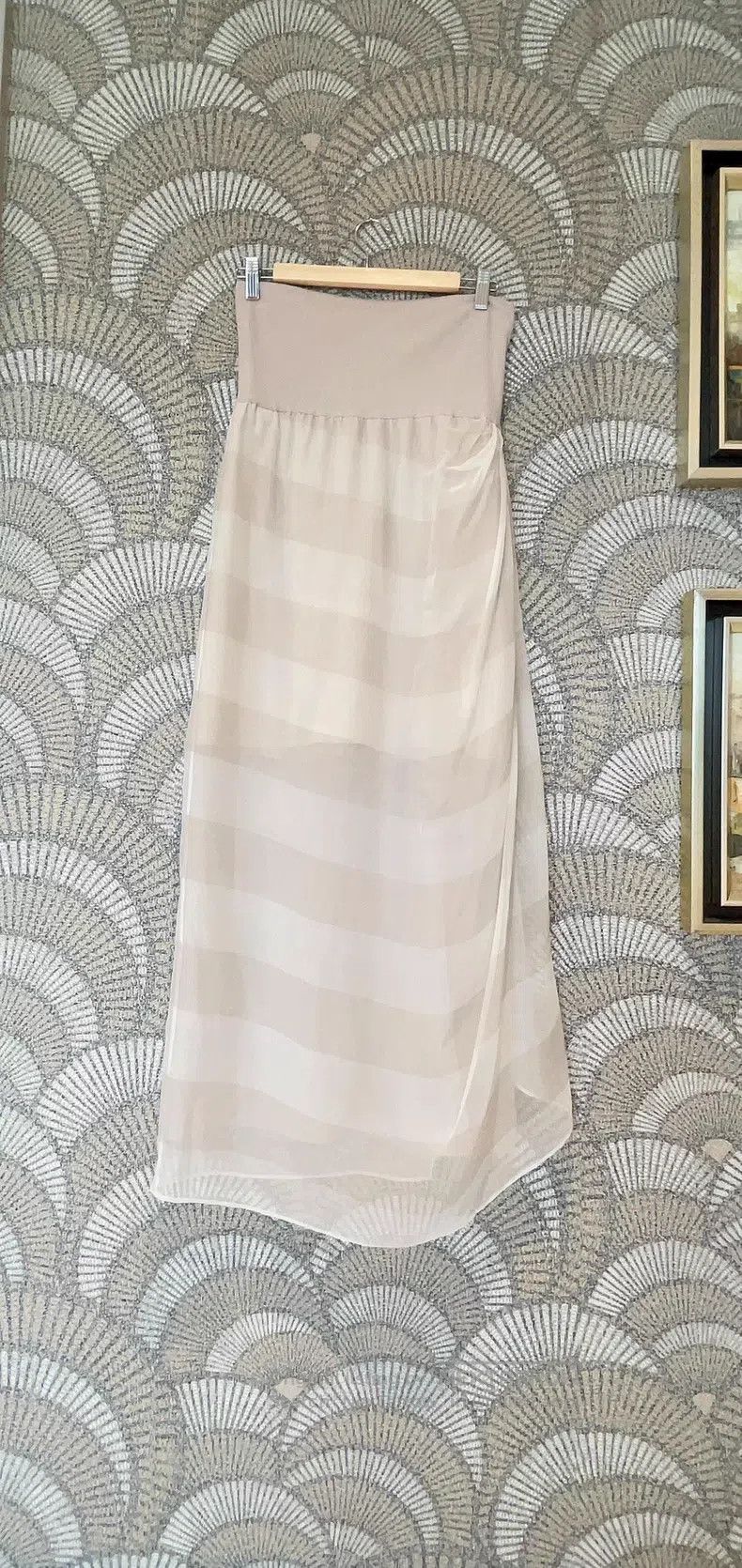 Other Brunello Cucinelli Real Silk Stripe Long Skirt Size 27" / US 4 / IT 40 - 5 Thumbnail