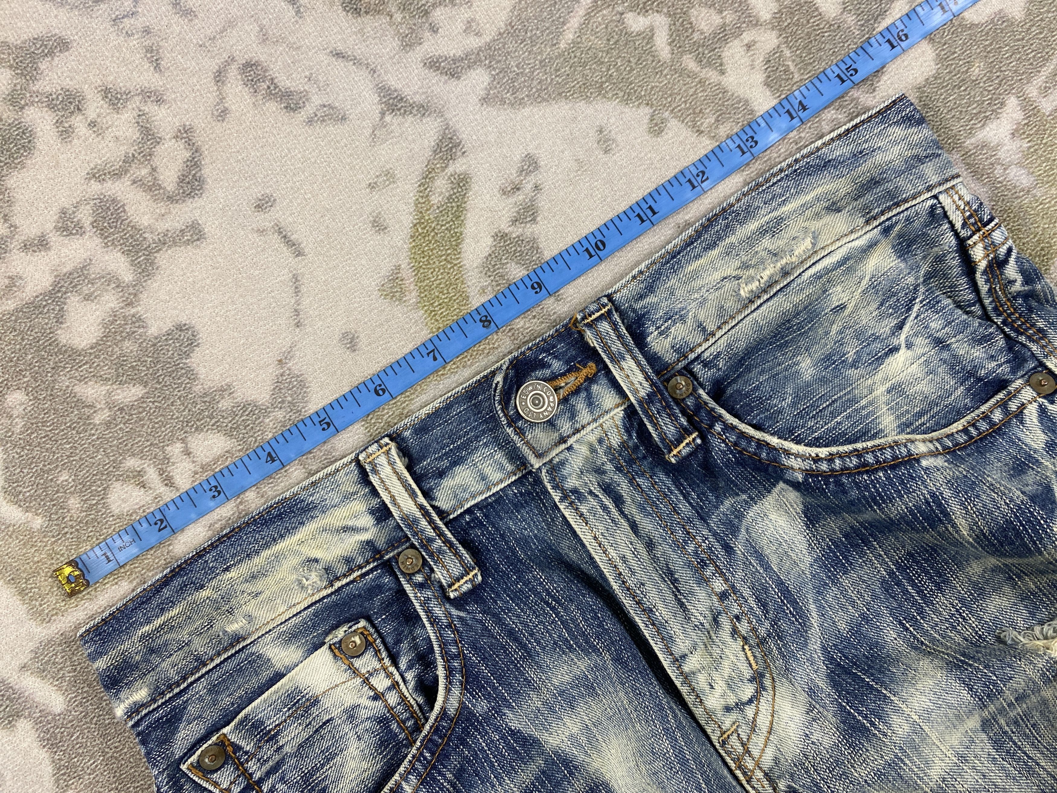 If Six Was Nine Vintage Edwin IF SIX WAS NINE STYLE 31x31.5 Denim- JN3551 Size US 31 - 5 Thumbnail