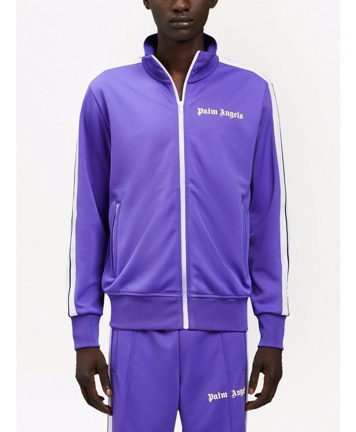 Palm Angels o1in1s0225 Q:4 / Classic Track Jacket in Purple/White Size US M / EU 48-50 / 2 - 3 Thumbnail
