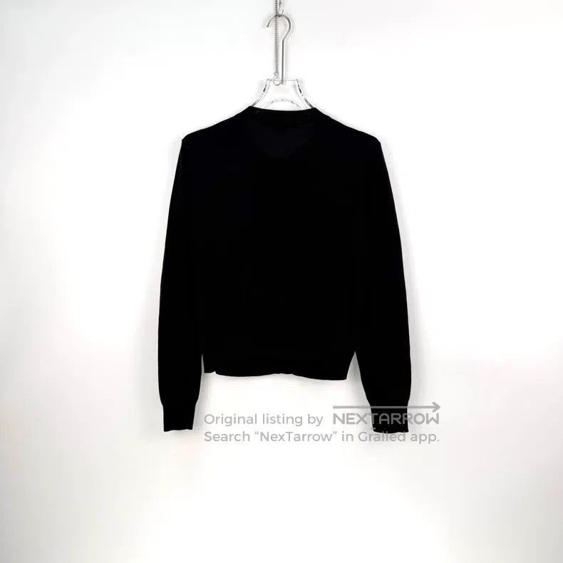 Hermes Hermes Black Full Metal Pig Nose Logo Mulberry Silk Cardig Size S / US 4 / IT 40 - 4 Thumbnail