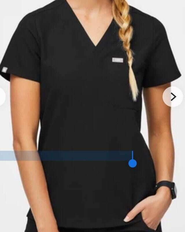 Designer FIGS Catarina One Pocket Scrub Top Blue Size Medium Size ONE SIZE - 1 Thumbnail
