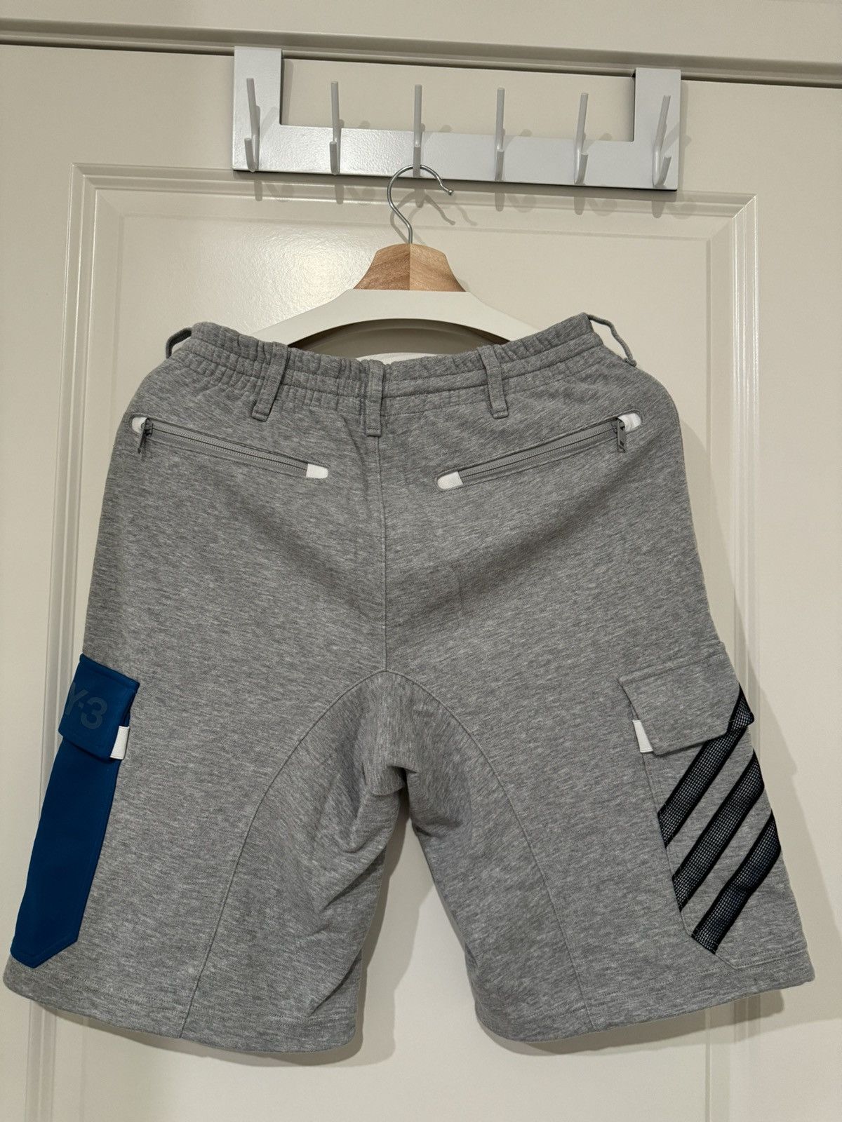 Adidas × Y-3 Y-3 Adidas Grey Cargo Shorts Small Size US 31 - 2 Thumbnail
