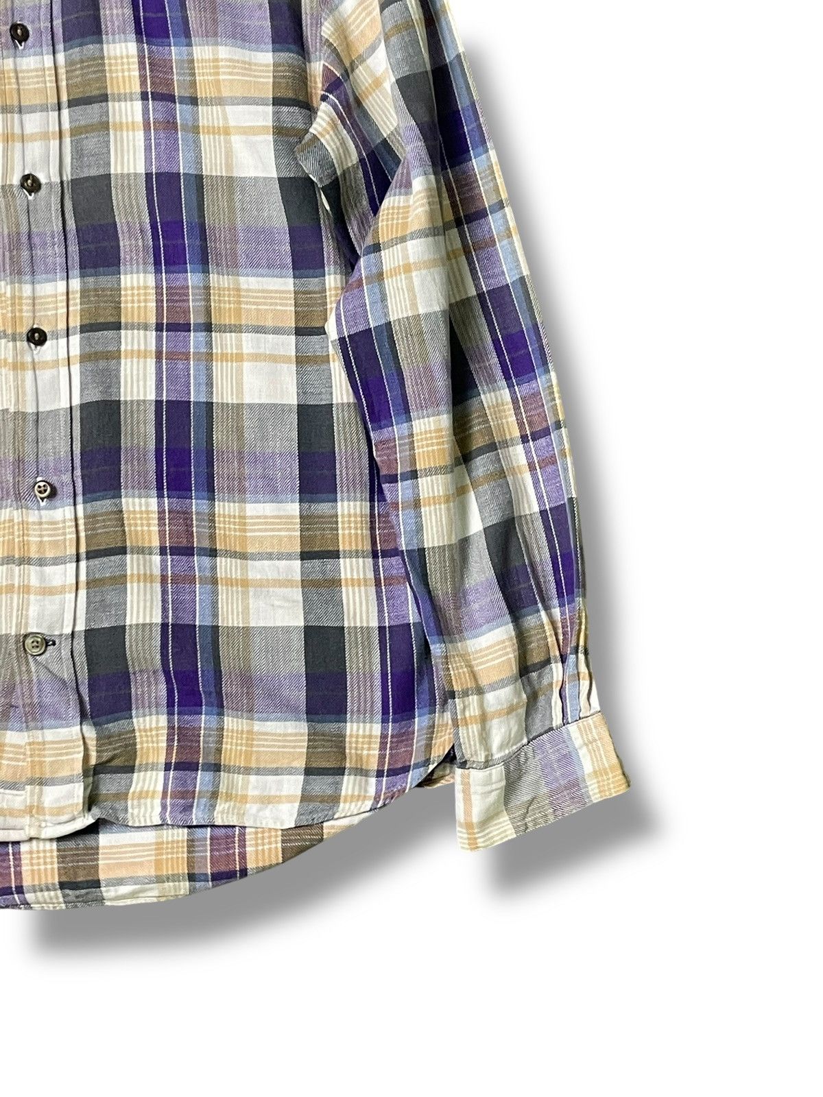 Paul Smith × Vintage Vintage Paul Smith Checked Button Up Shirt (50) Size US XS / EU 42 / 0 - 4 Thumbnail
