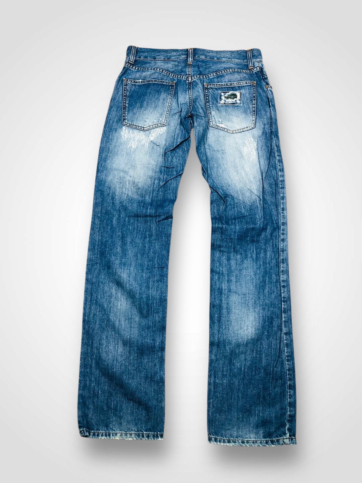 Dolce & Gabbana Dolce & Gabbana Distressed Jeans (33) Size US 44 / EU 60 - 2 Thumbnail