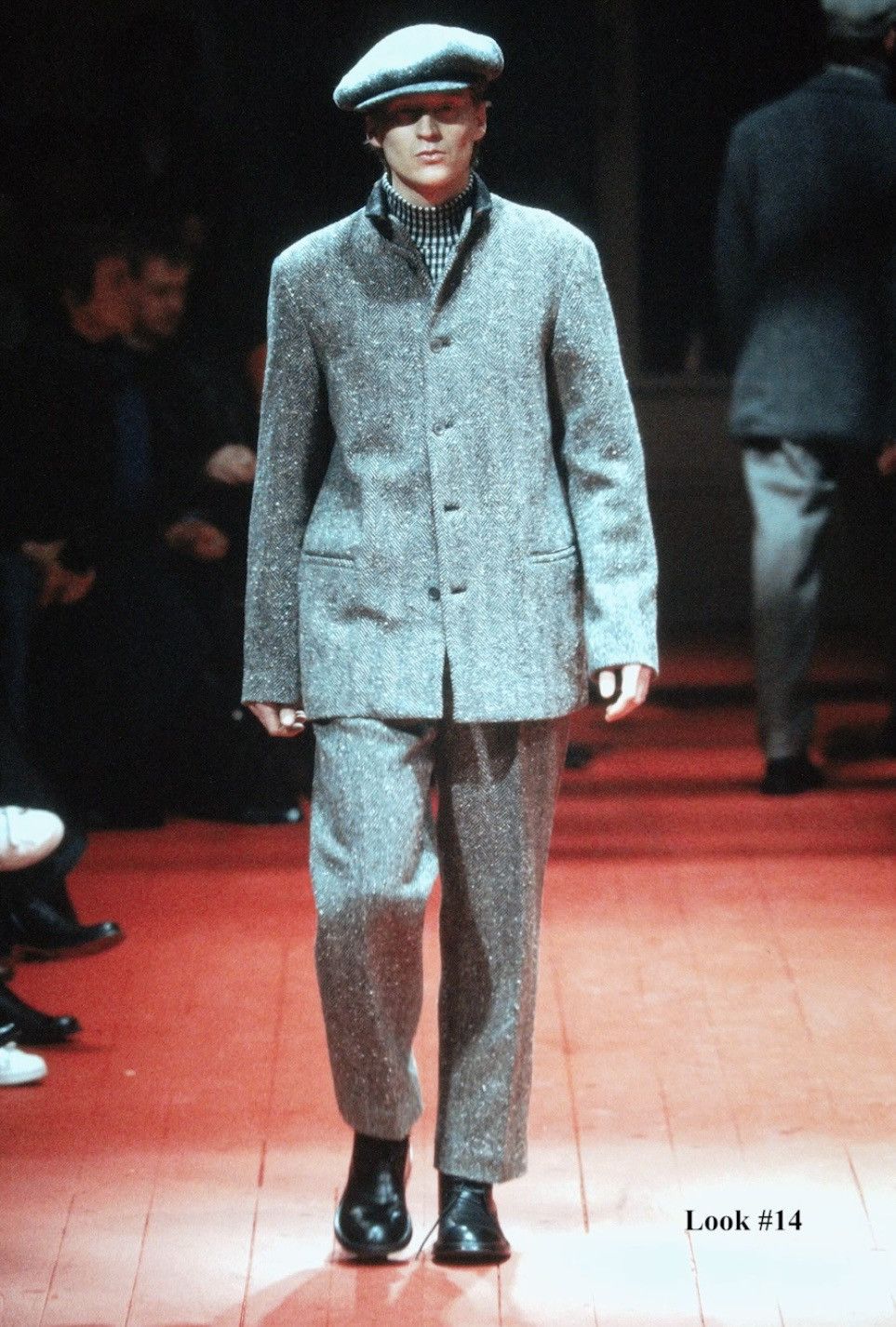 Yohji Yamamoto Yohji Yamamoto Pour Homme AW01 Runway Checkered Wool Sweater Size US M / EU 48-50 / 2 - 1 Thumbnail