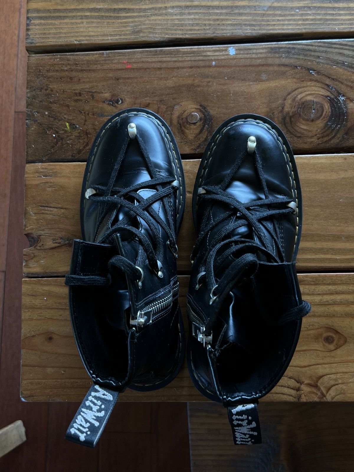 rick owens x doc martens