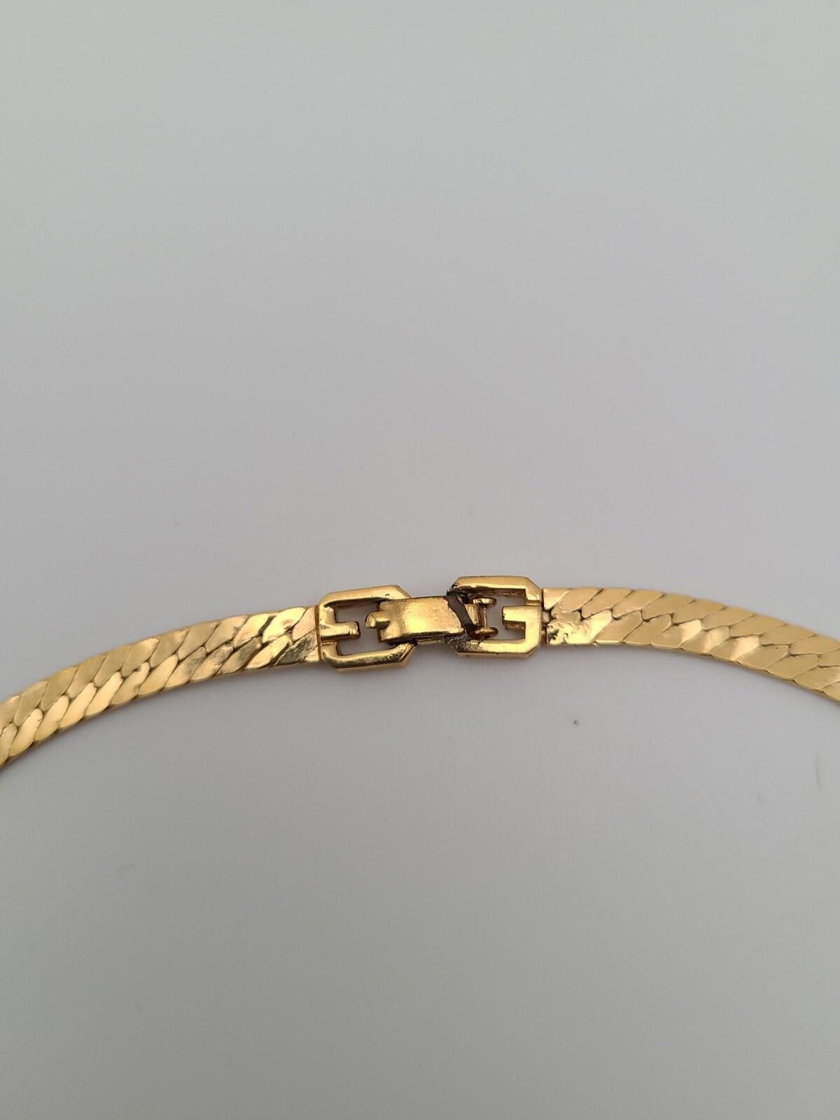 Givenchy Vintage Givenchy GoldTone Necklace W Crystal Accents 16.5 In Size ONE SIZE - 5 Thumbnail