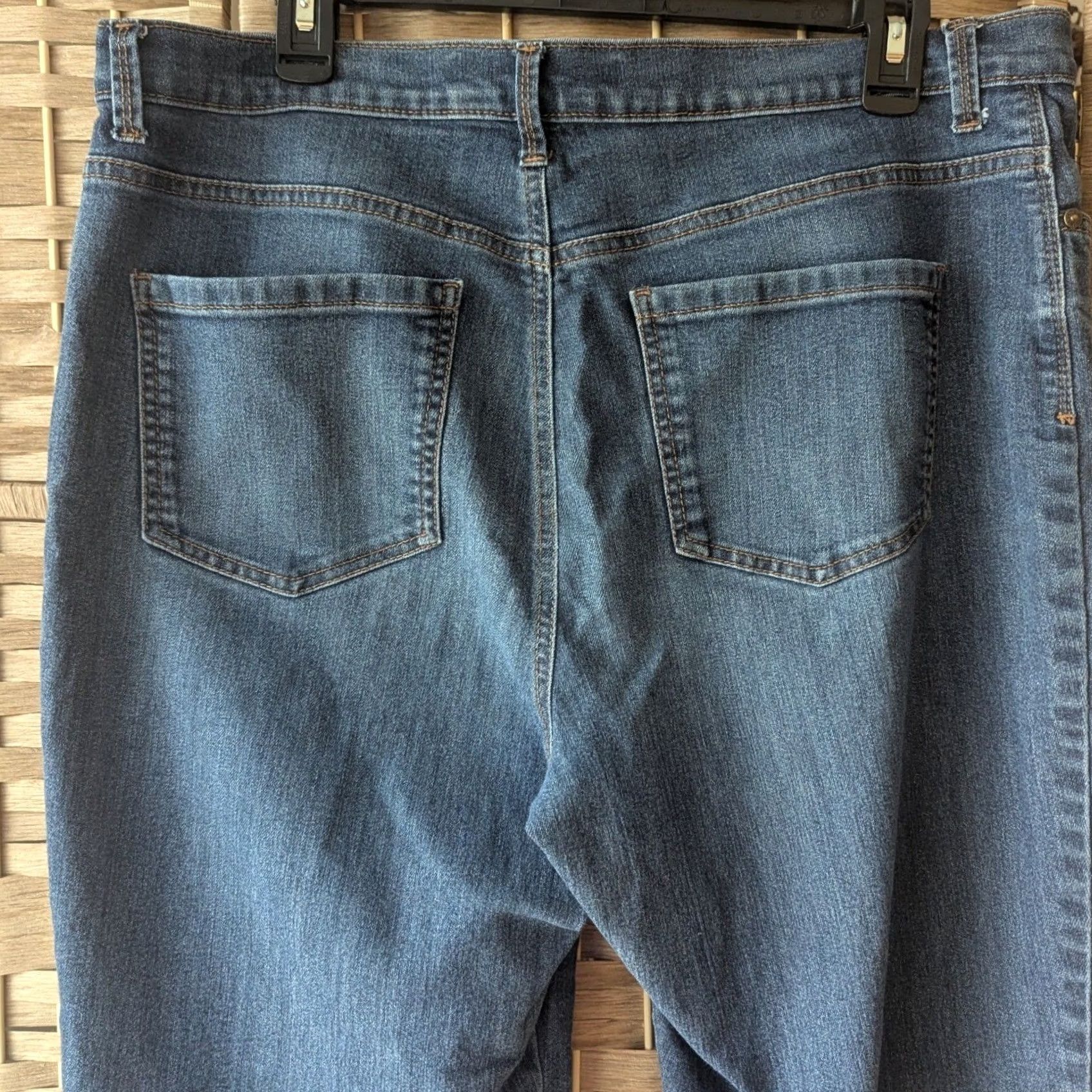 Gloria Vanderbilt Gloria Vanderbilt Amanda High Rise Tapered Jeans Womens 14P Medium Wash Denim Size 36" / US 14 / IT 50 - 4 Thumbnail
