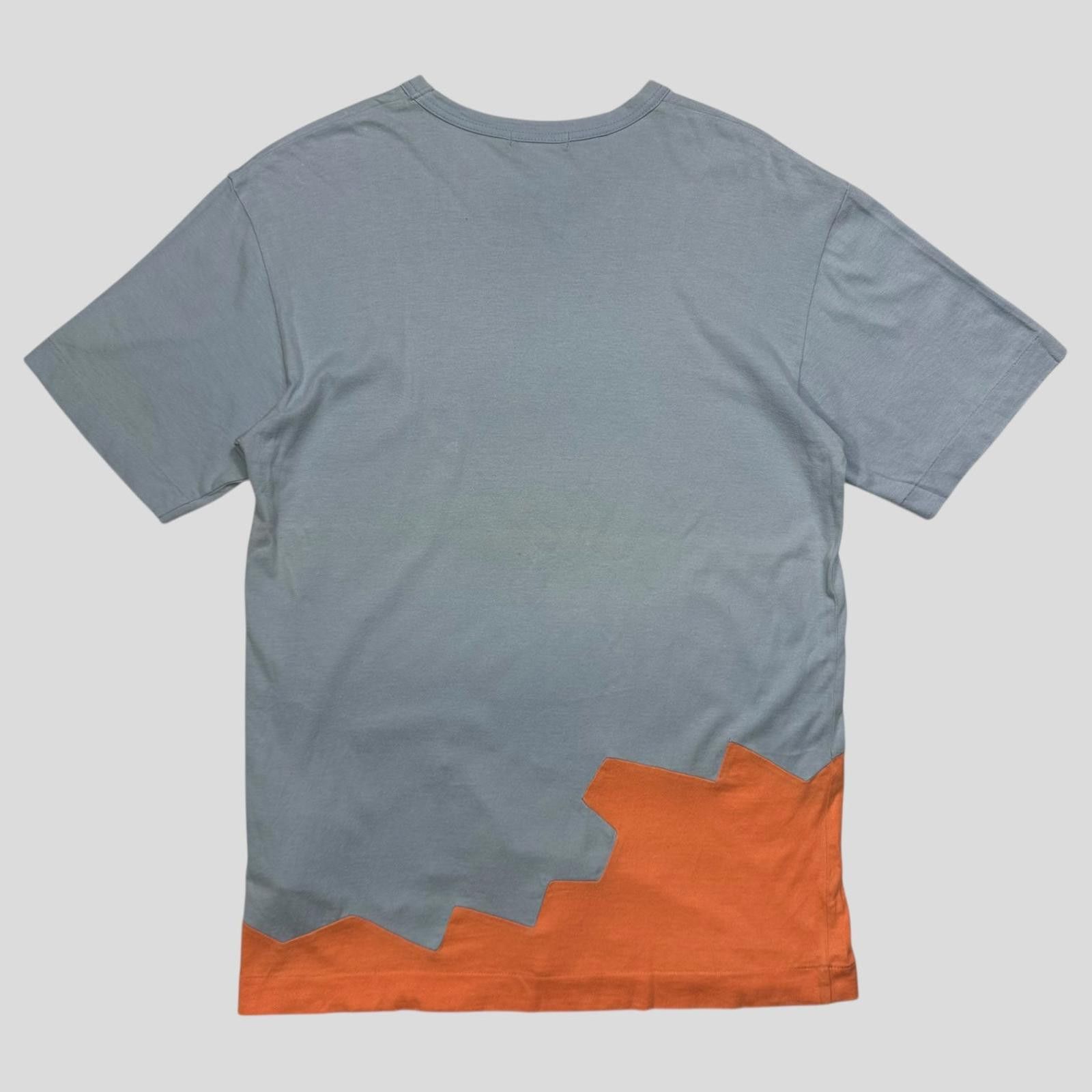 Comme des Garcons Comme Des Garçons Homme Plus 2015 Panel Bi-colour Tshirt S/M Size US S / EU 44-46 / 1 - 3 Thumbnail