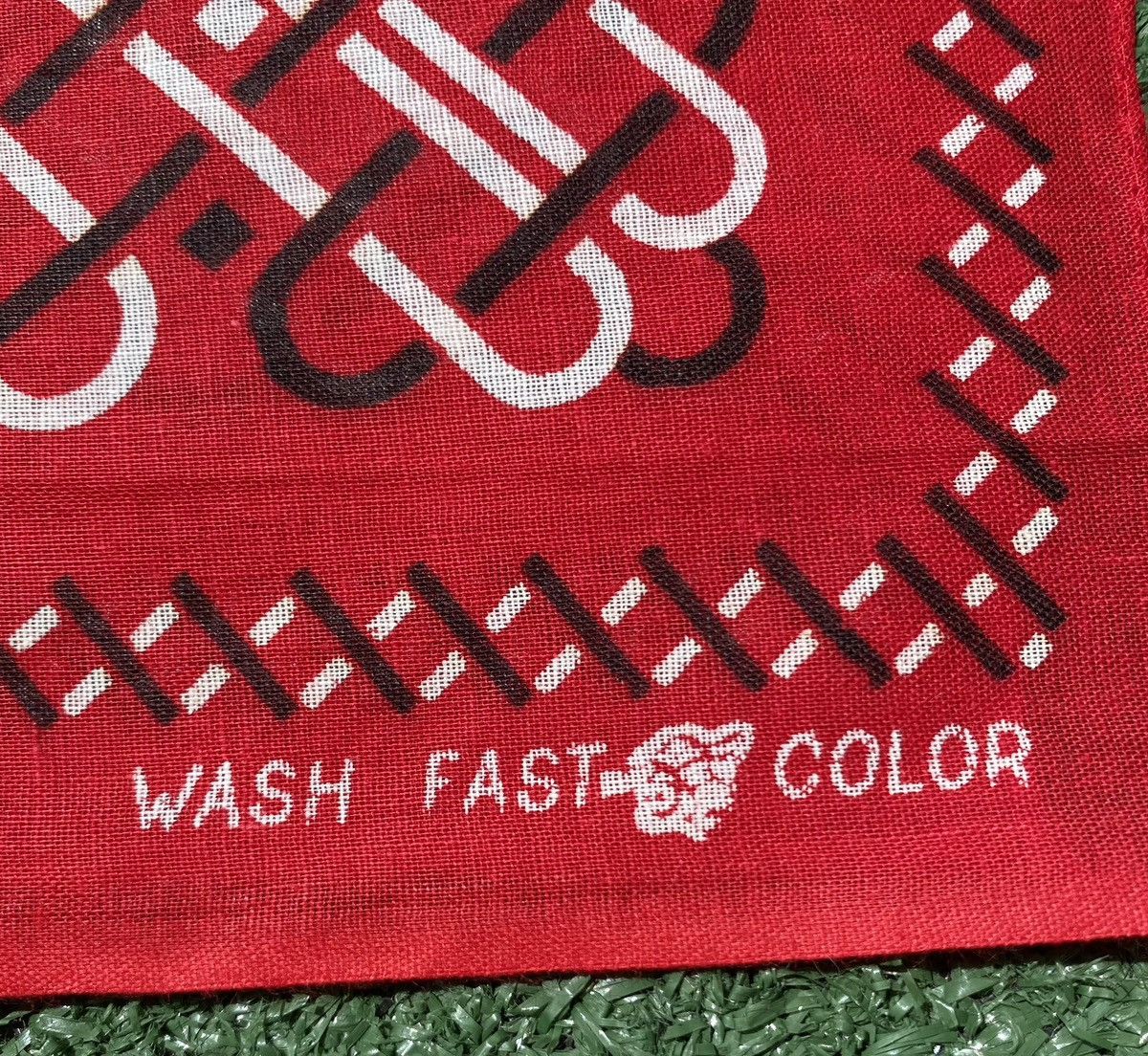 Other VTG 70s Fast Color Tiger Head Label Red Knot Bandana Size ONE SIZE - 4 Thumbnail