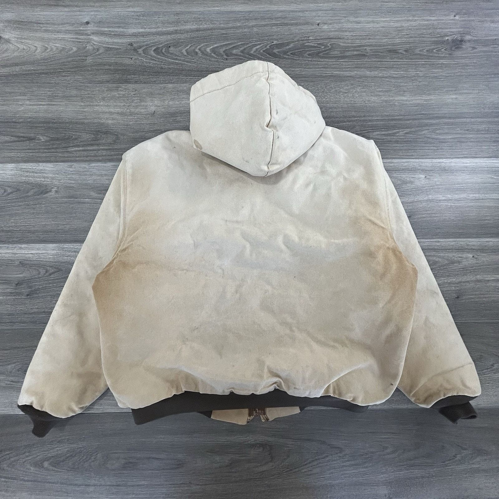 Carhartt Vintage Workwear Canvas Jacket Wear Guard Hooded 90s Size US L / EU 52-54 / 3 - 2 Thumbnail