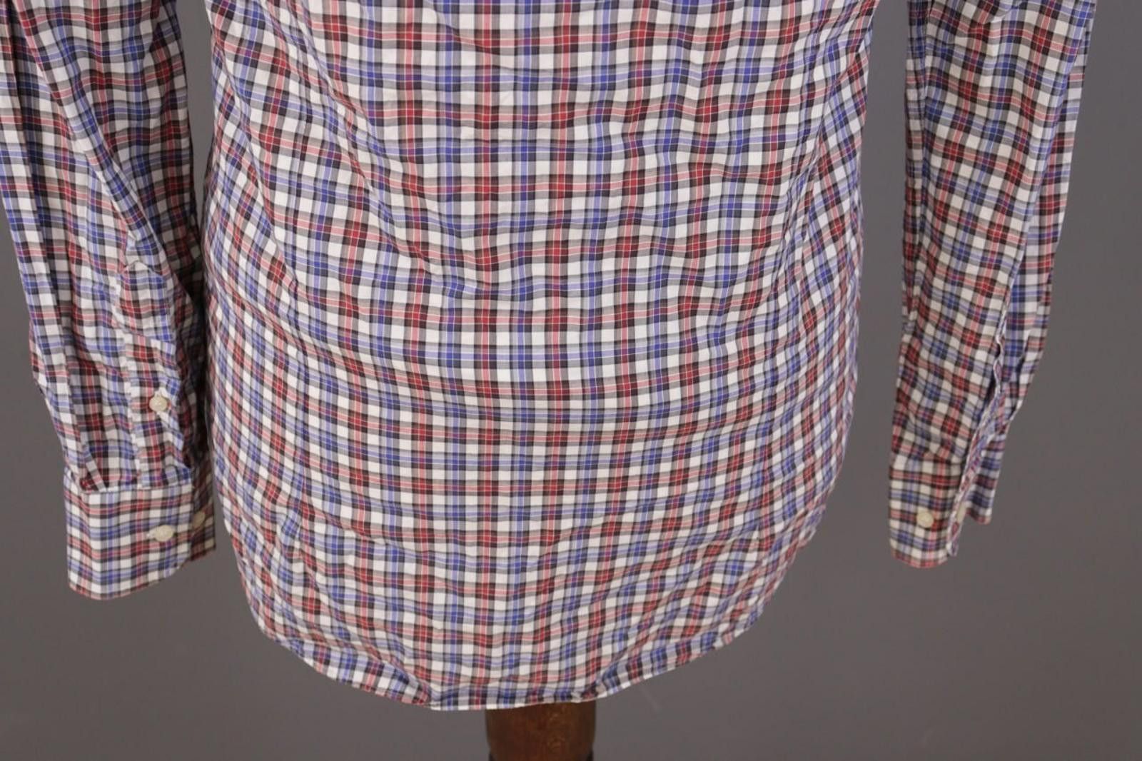 Etro Etro Multicolor Check Button Down Dress Shirt Size 39 Size US M / EU 48-50 / 2 - 9 Thumbnail