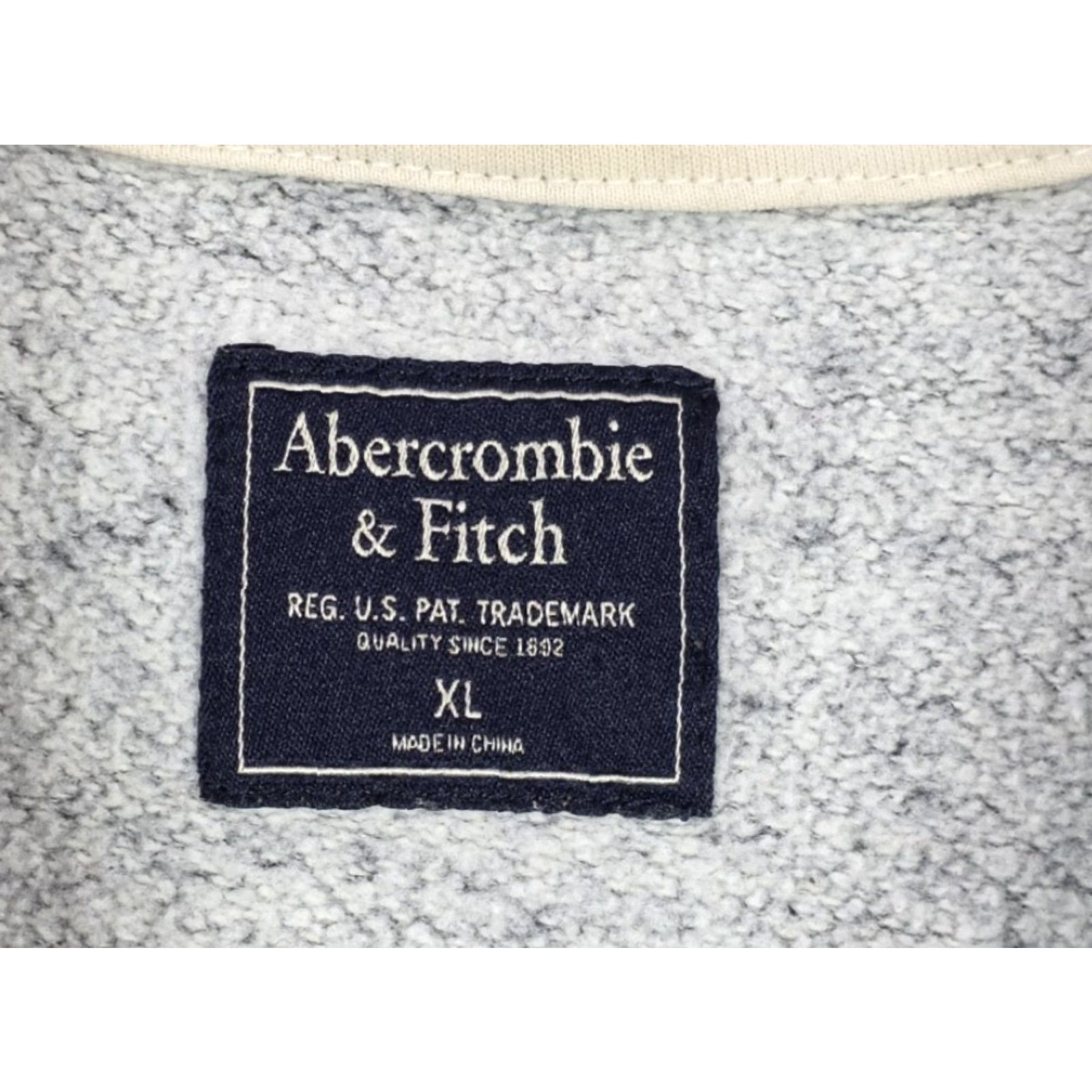 Abercrombie & Fitch VINTAGE Abercrombie & Fitch Crewneck Sweatshirt Men XL Vtg Fleece Heather Gray Vstitch Size US XL / EU 56 / 4 - 7 Thumbnail