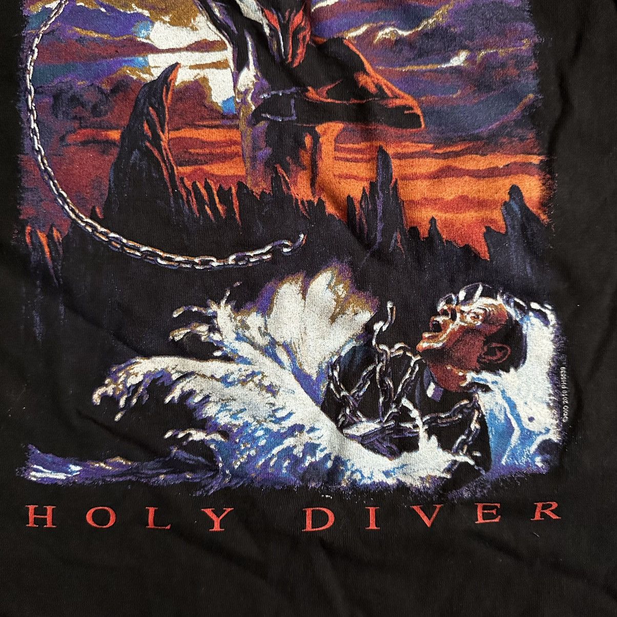Band Tees × Vintage Vintage 2010 Dio Ronnie James Holy Diver Size US M / EU 48-50 / 2 - 3 Thumbnail