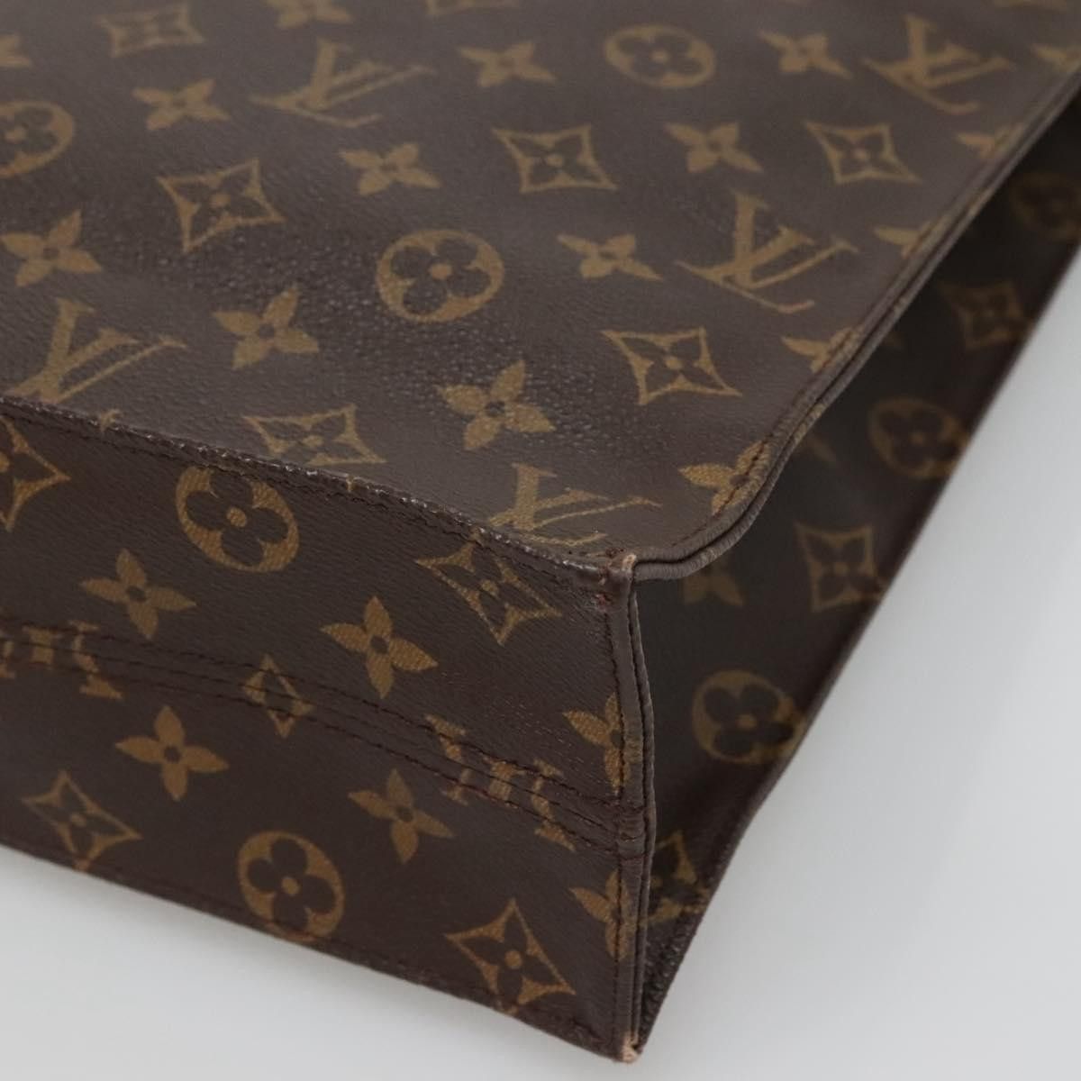 Louis Vuitton LOUIS VUITTON Monogram Sac Plat Hand Bag M51140 Size ONE SIZE - 12 Thumbnail