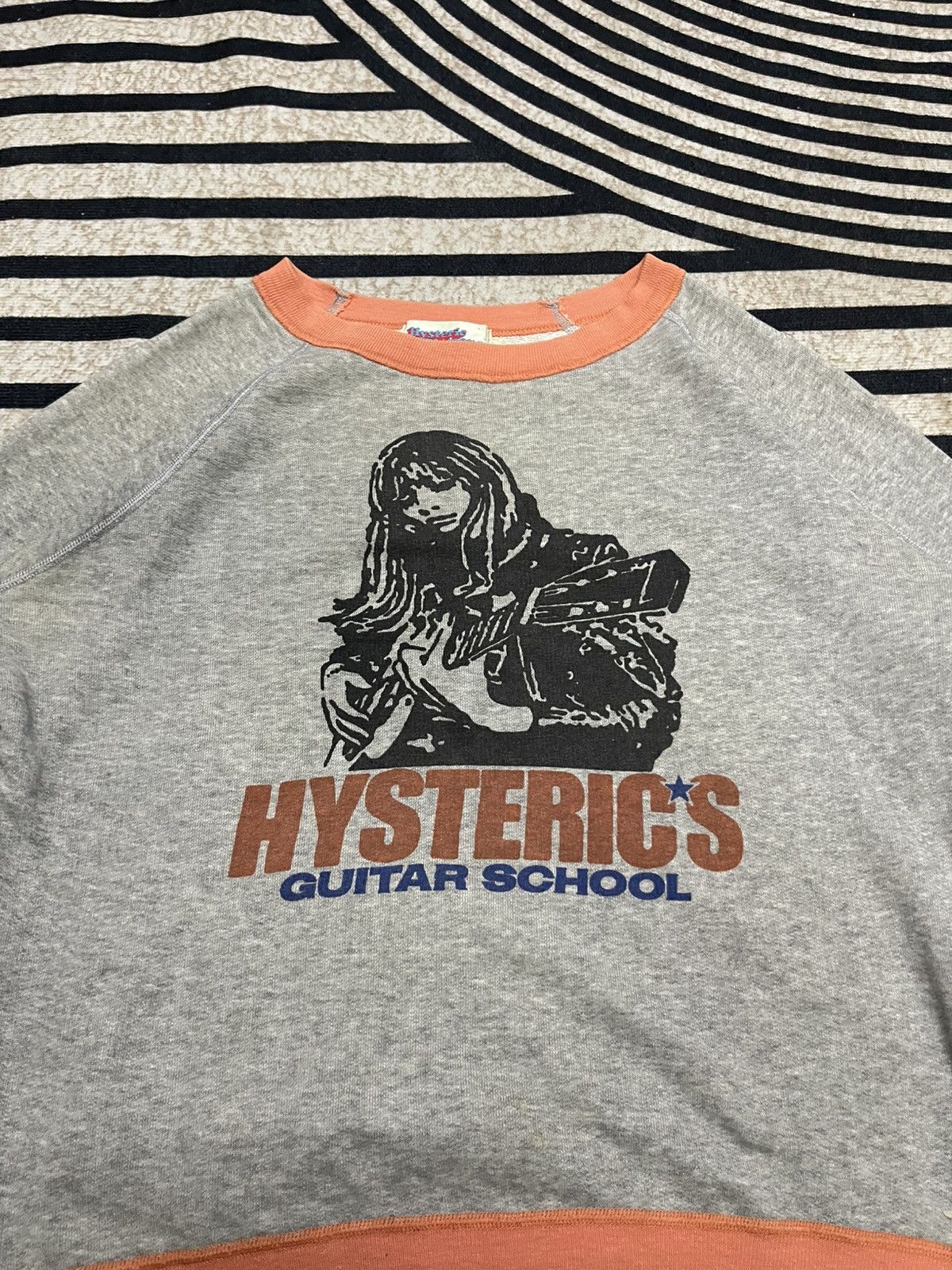 Hysteric Glamour 90s HYSTERIC GLAMOUR GUITAR SCHOOL SWEATSHIRTS RARE Size US M / EU 48-50 / 2 - 6 Thumbnail