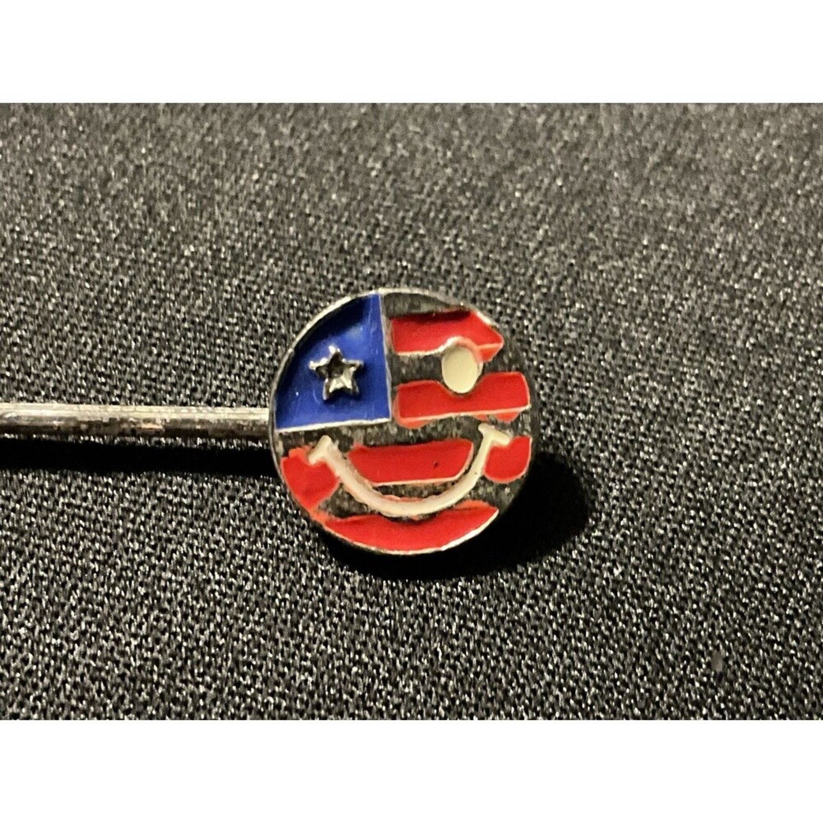 Other Vintage Set Of 8 American Patriotic Enamel Hair Pins Size ONE SIZE - 4 Thumbnail