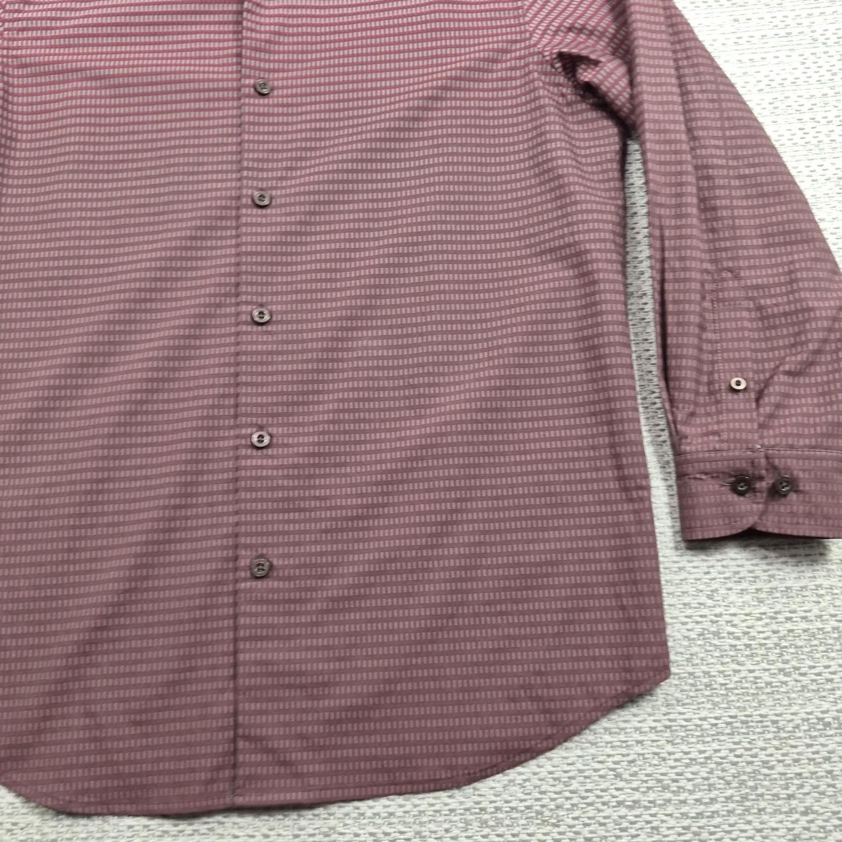 Tommy Bahama Tommy Bahama Button Up Shirt Mens Small Island Modern Long Sleeve Silk Blend Red Geometric Casual Size US S / EU 44-46 / 1 - 2 Thumbnail