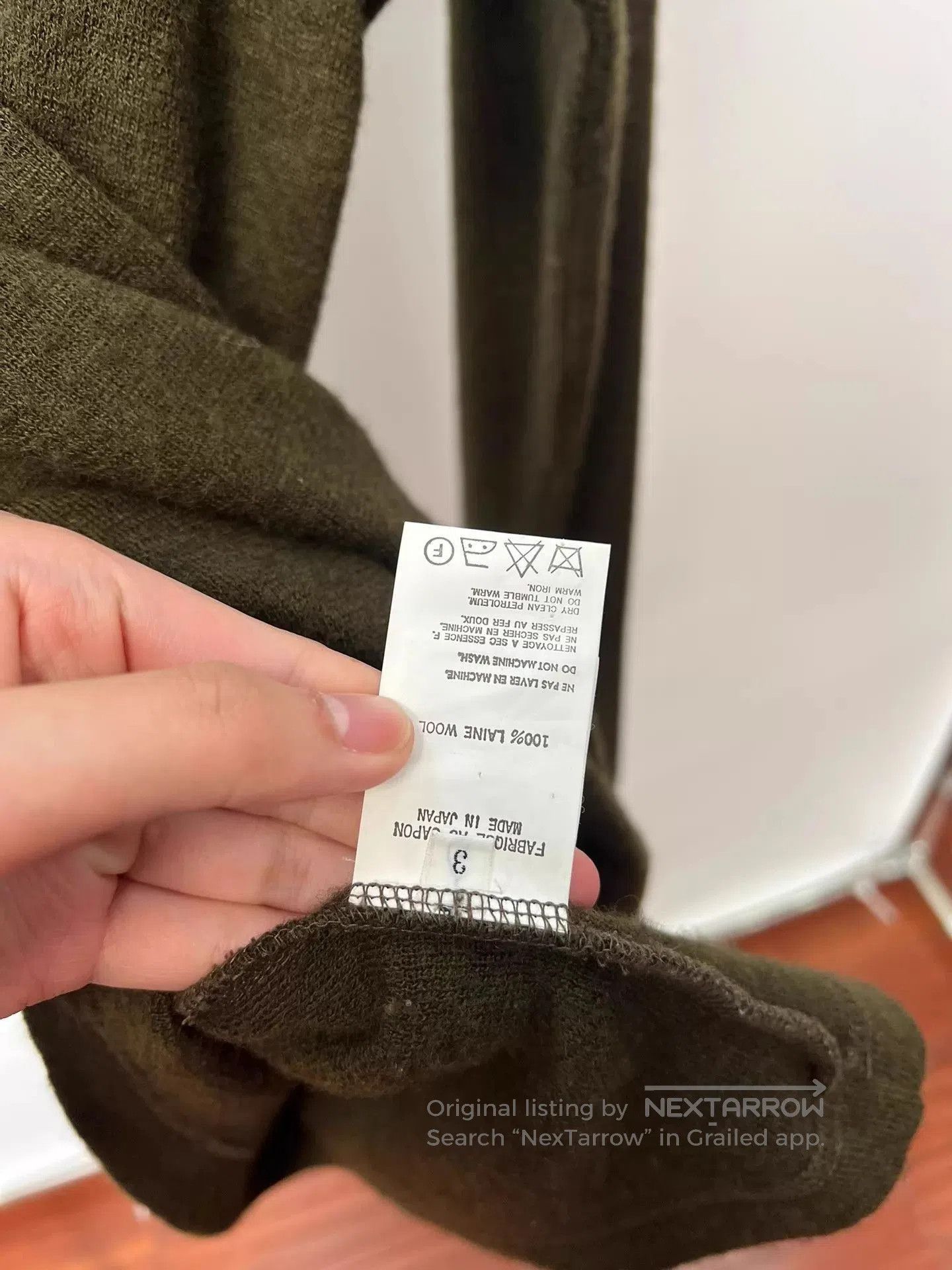 Yohji Yamamoto Long Sleeve Mock Neck Sweater. Size US L / EU 52-54 / 3 - 4 Thumbnail
