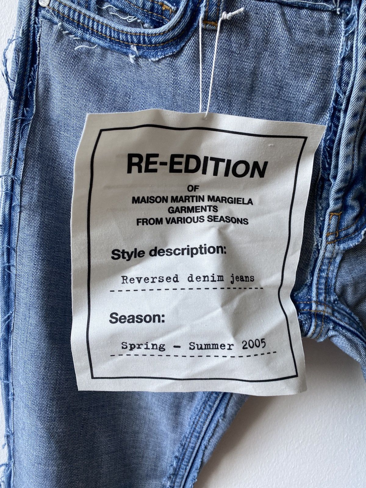 Maison Margiela Reversed Denim Jeans Size US 32 / EU 48 - 3 Thumbnail