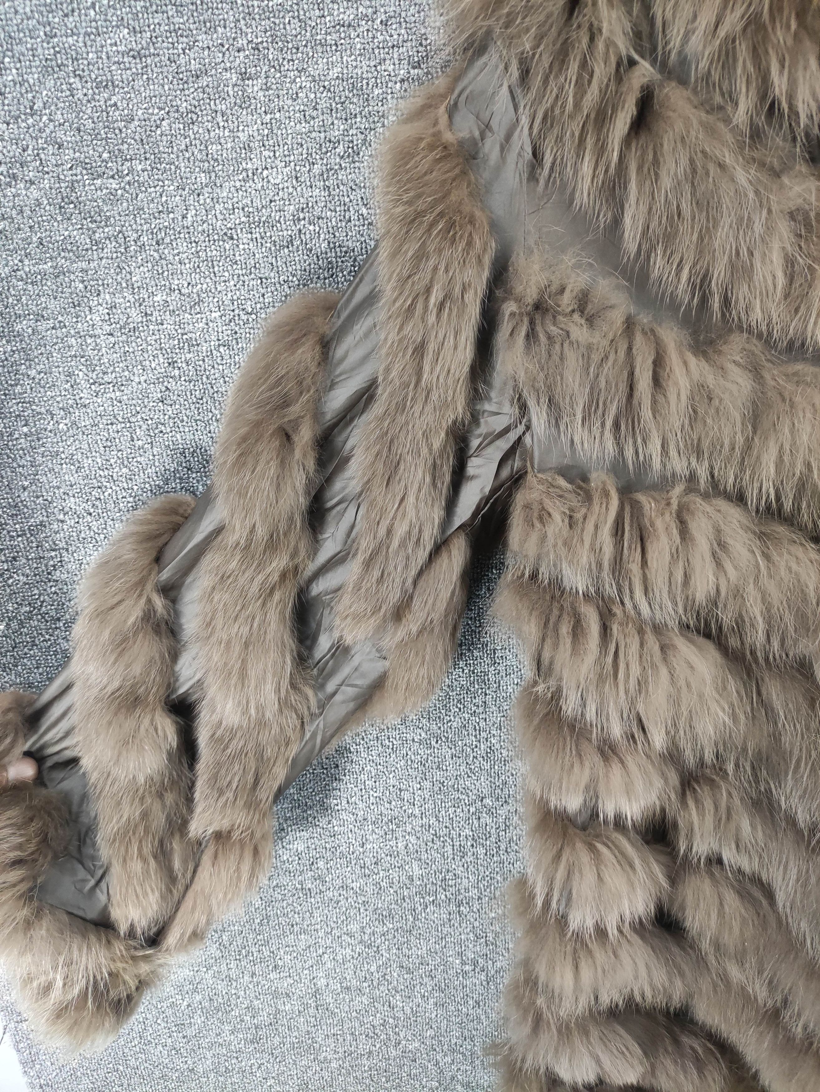 Vintage Vintage Fur Fox Reversible Jacket With Hoodie Size M / US 6-8 / IT 42-44 - 3 Thumbnail