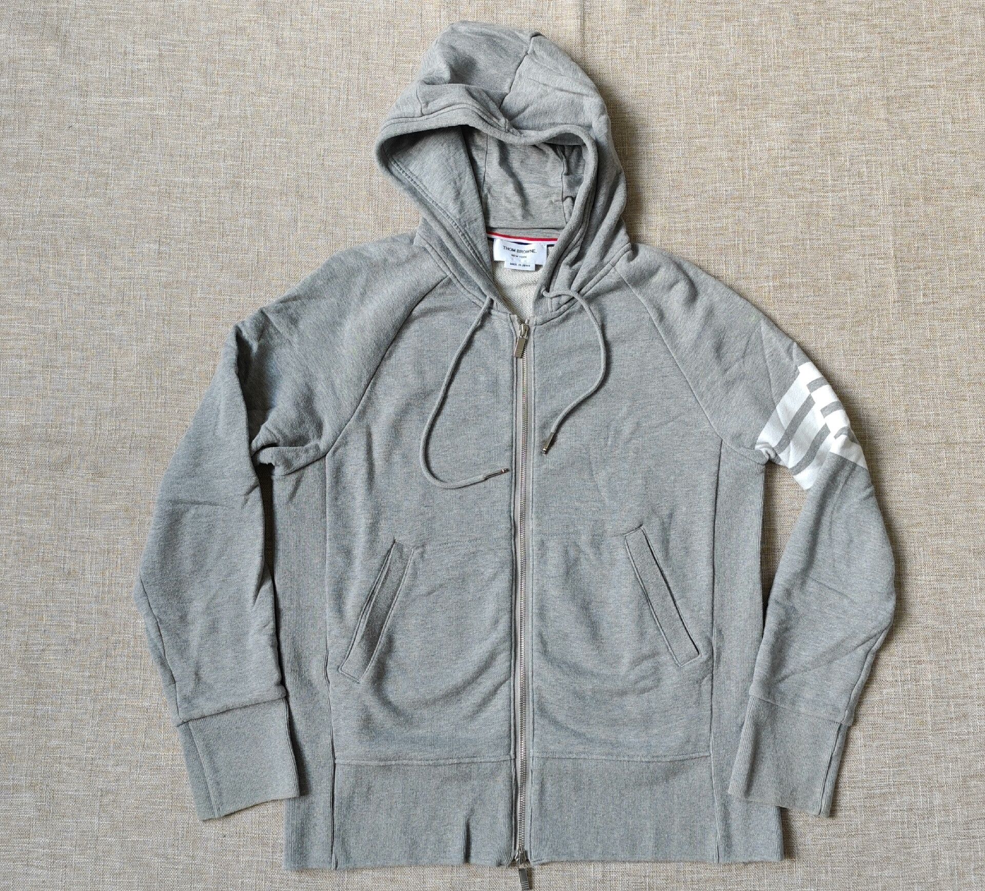 Thom Browne Thom Browne Men's Gray Hoodie Size US L / EU 52-54 / 3 - 1 Thumbnail
