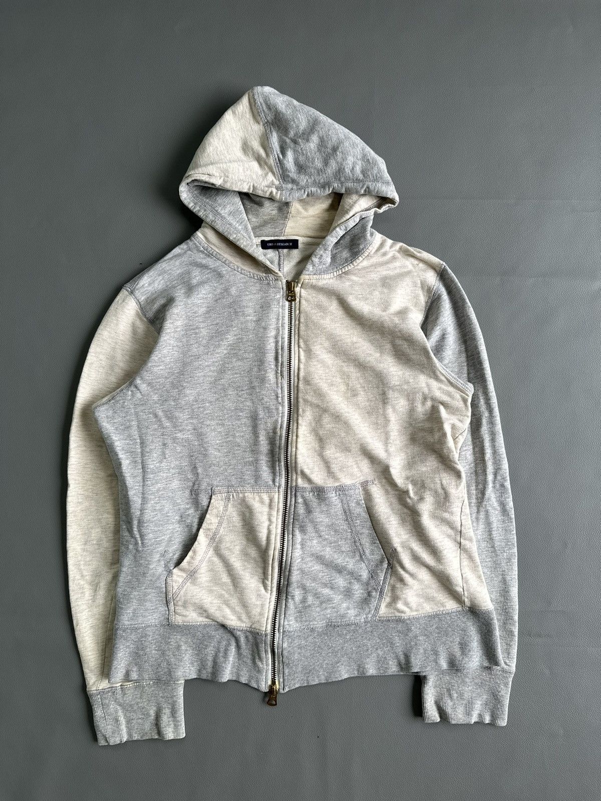 20471120 URBAN RESEARCH COLOR BLOCK ZIP UP HOODIE IFSIX LGB STYLE Size US M / EU 48-50 / 2 - 1 Thumbnail