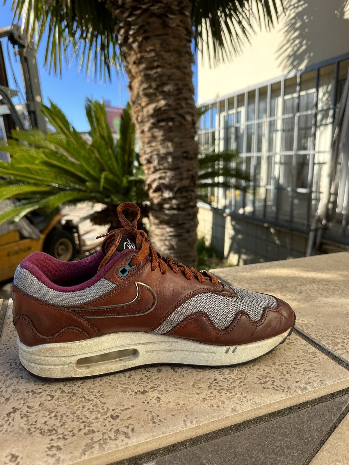 Nike × Patta Nike x Patta Air Max 1 Shoes Sneakers Brown Leather Size US 10 / EU 43 - 5 Thumbnail